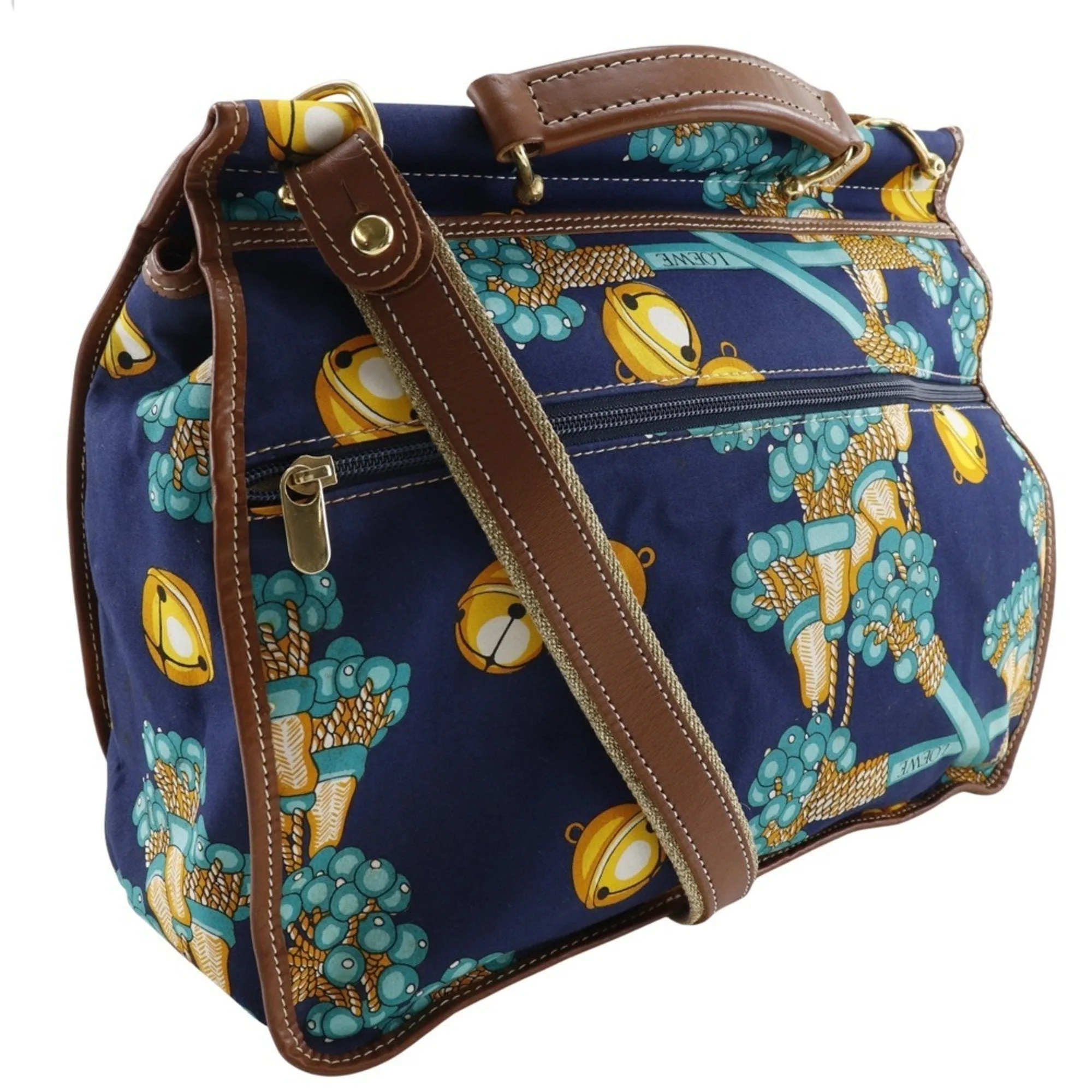 Loewe Canvas Shoulder Bag (Pre-Owned)