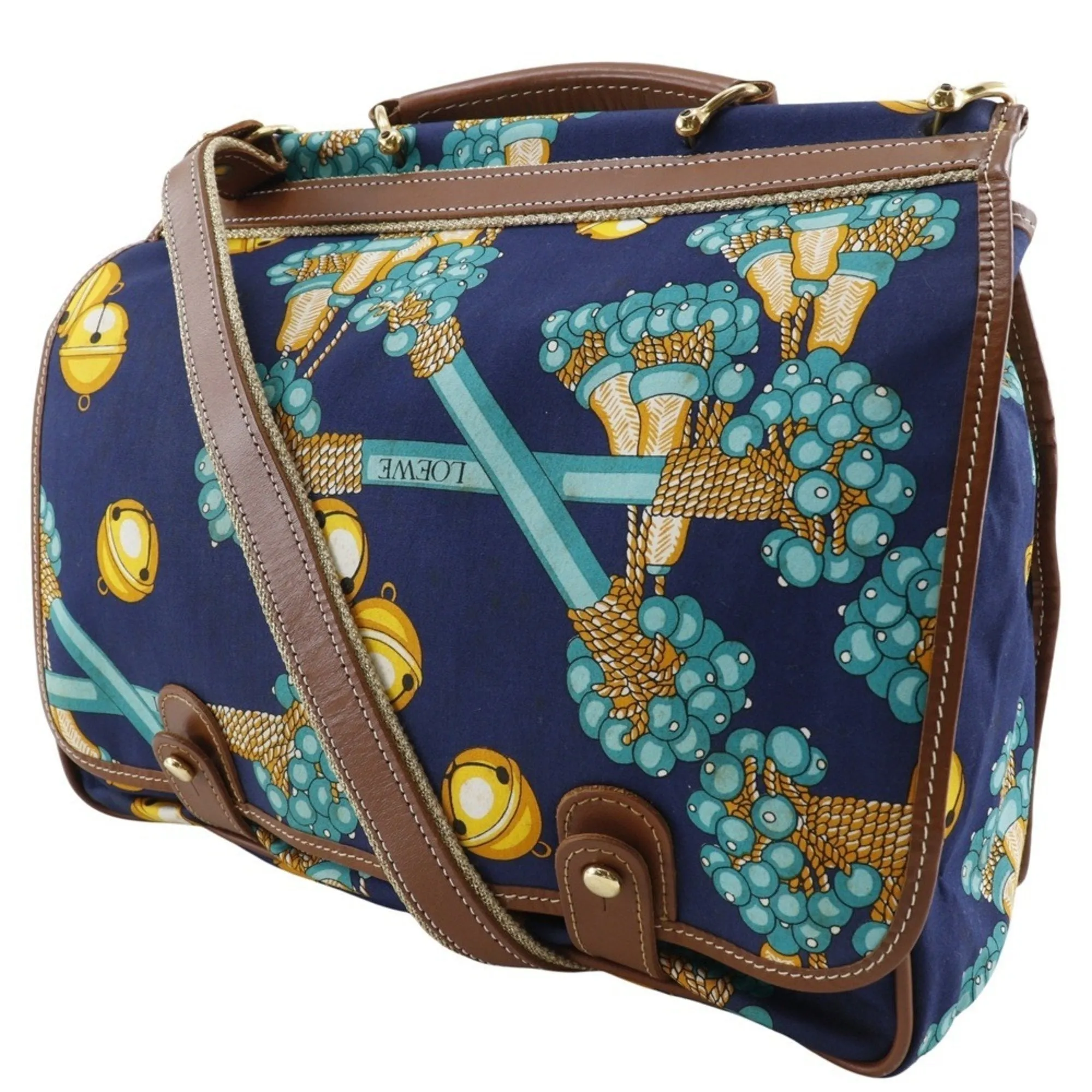 Loewe Canvas Shoulder Bag (Pre-Owned)