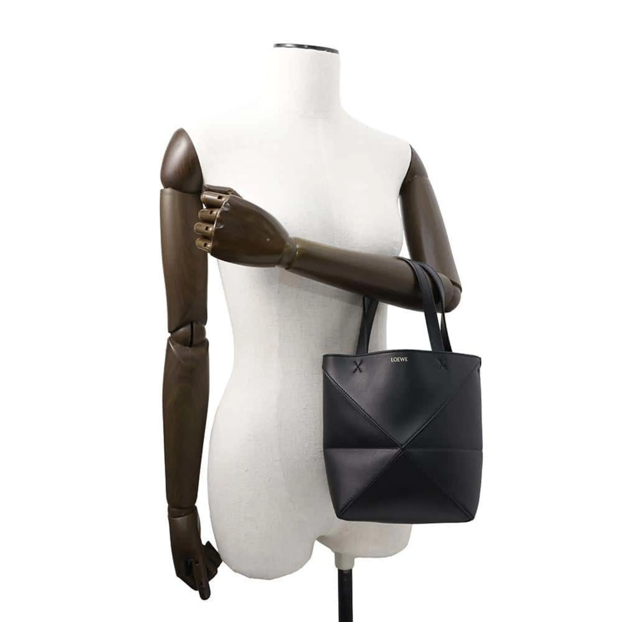 Loewe Leather Handbag Shoulder Bag (Pre-Owned)