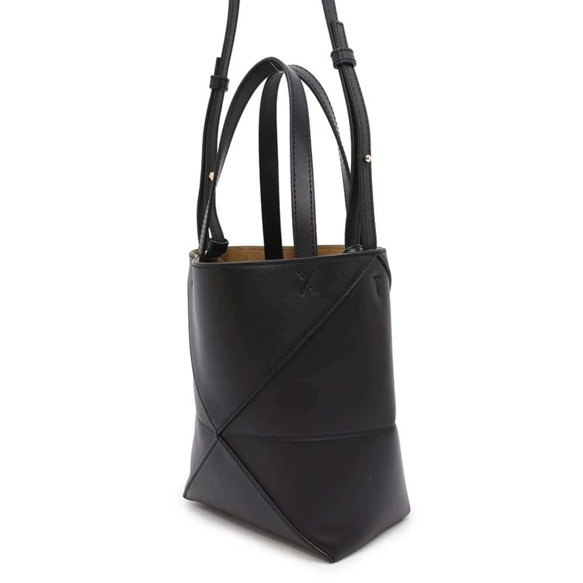 Loewe Leather Handbag Shoulder Bag (Pre-Owned)