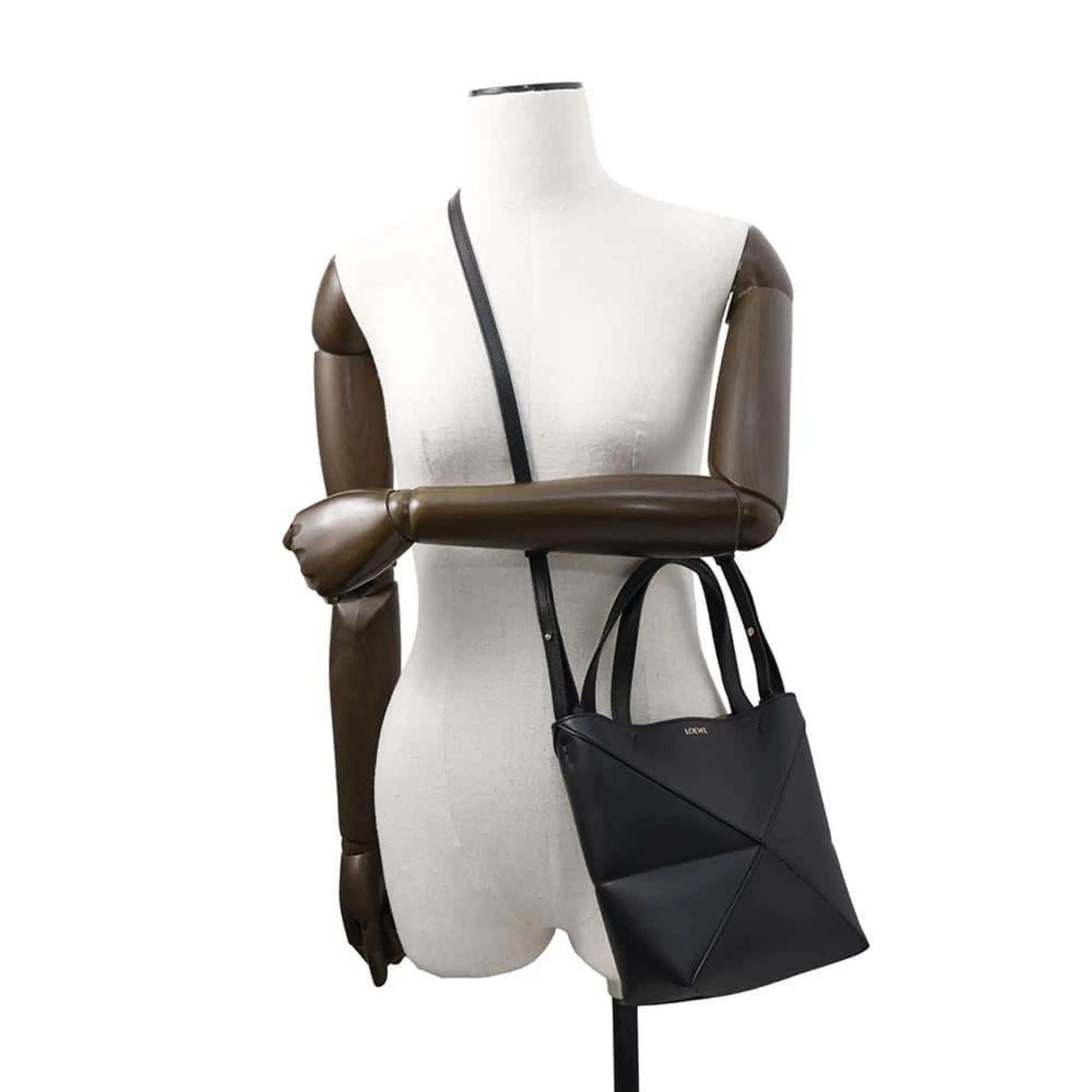 Loewe Leather Handbag Shoulder Bag (Pre-Owned)
