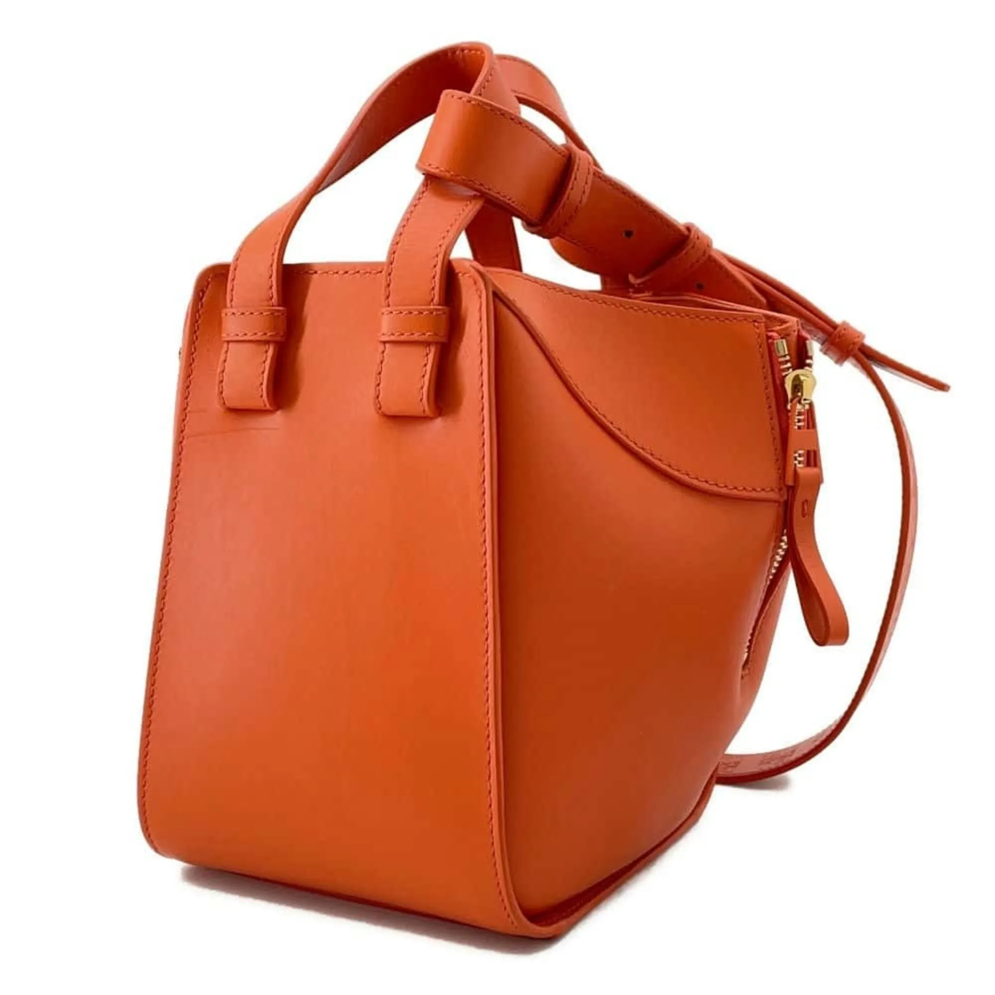 Loewe Leather Handbag Shoulder Bag (Pre-Owned)