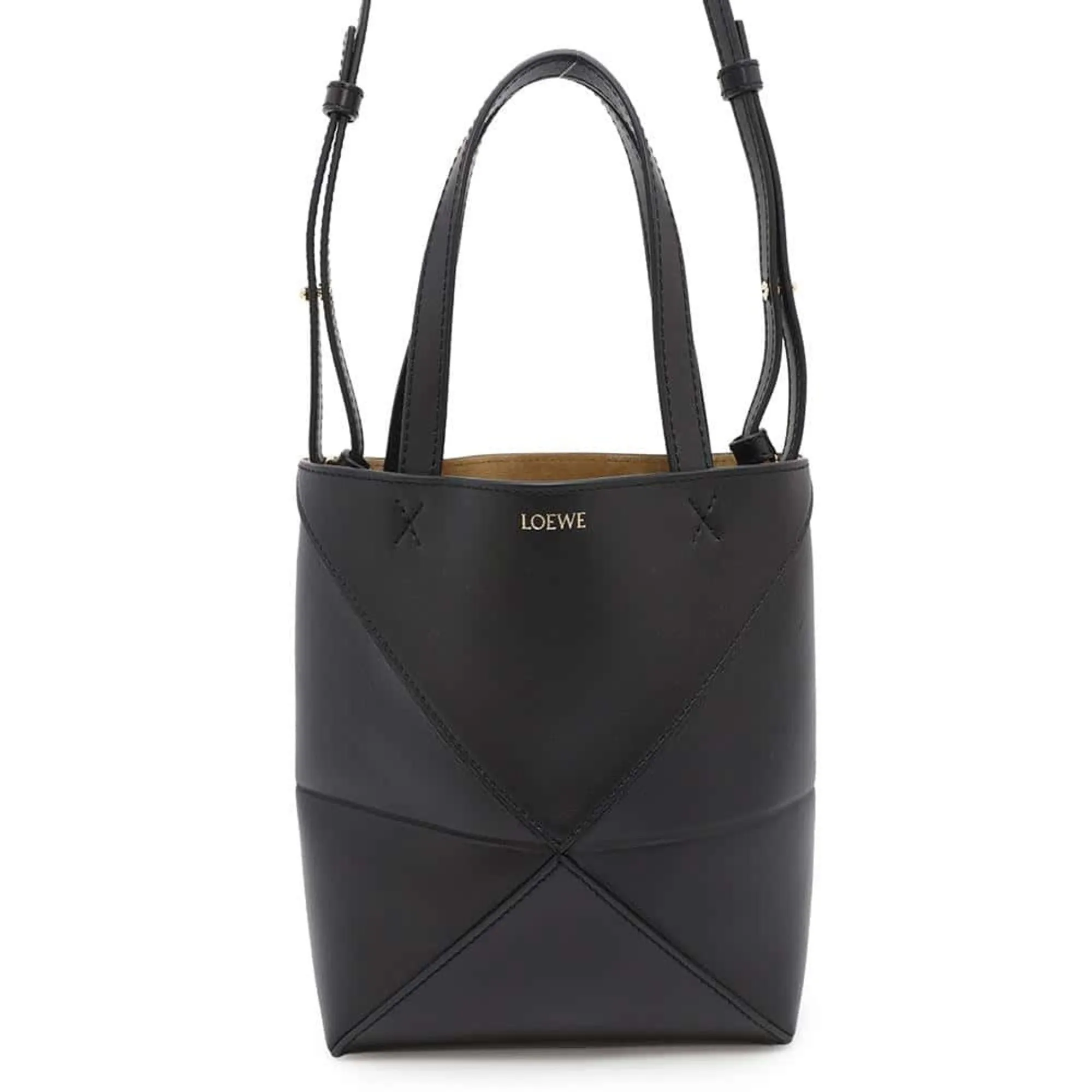 Loewe Leather Handbag Shoulder Bag (Pre-Owned)