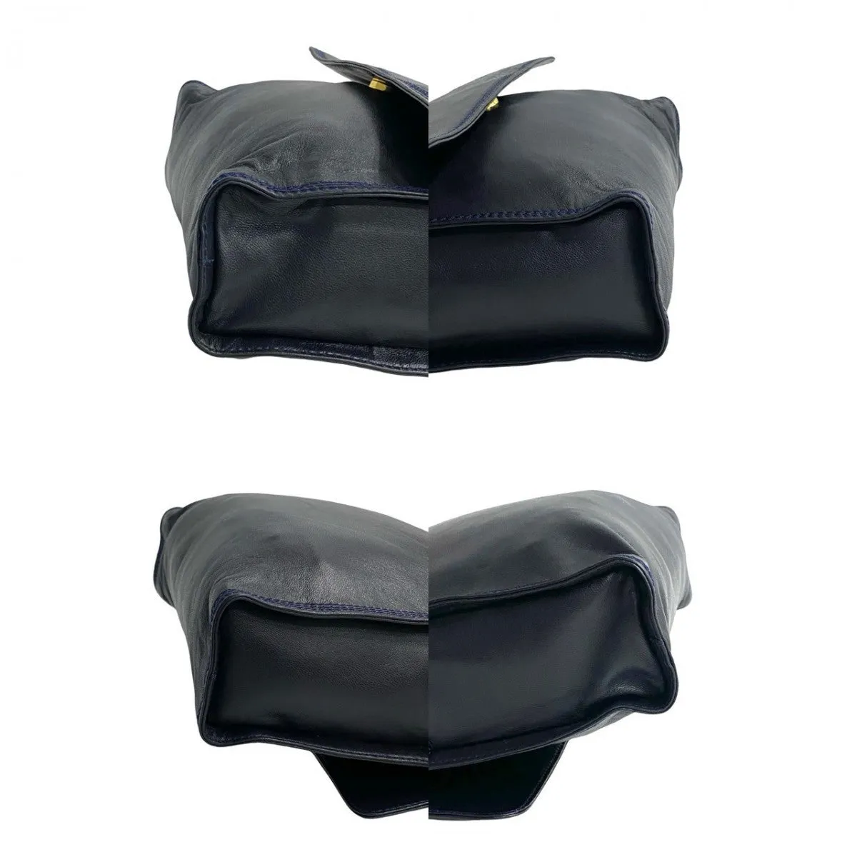 LOEWE Shoulder Bag leather Navy