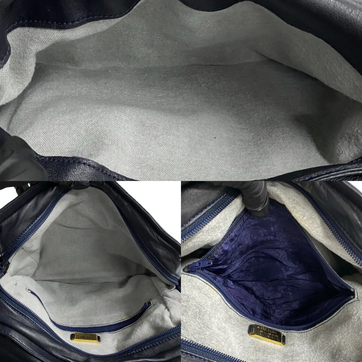 LOEWE Shoulder Bag leather Navy
