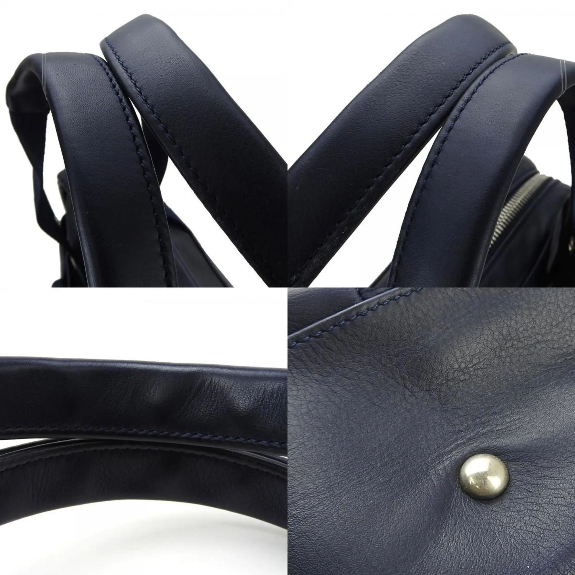 Longchamp  Leather Handbag (Pre-Owned)