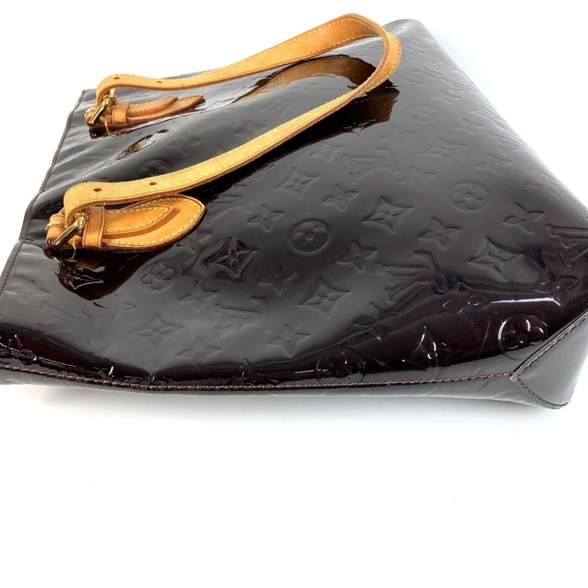 Louis Vuitton Amarante Monogram Vernis Canvas Shoulder Bag Tote Bag (Pre-Owned)