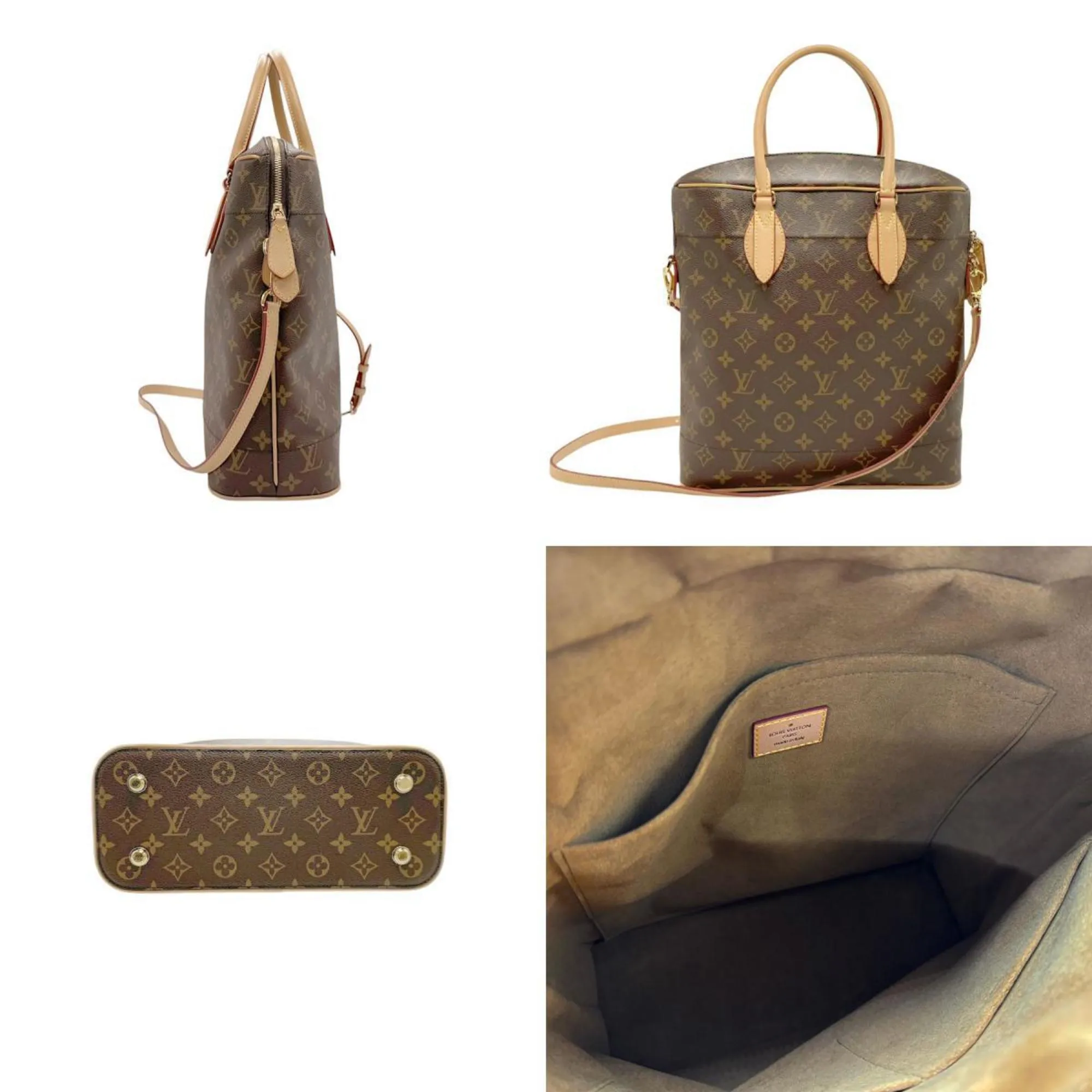 Louis Vuitton Carryall Canvas Shoulder Bag (Pre-Owned)