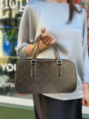 Louis Vuitton Charcoal Grey Vernis Leather Shelton Tote