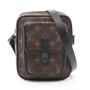 Louis Vuitton Christopher Wearable Wallet Monogram Macassar Shoulder Bag