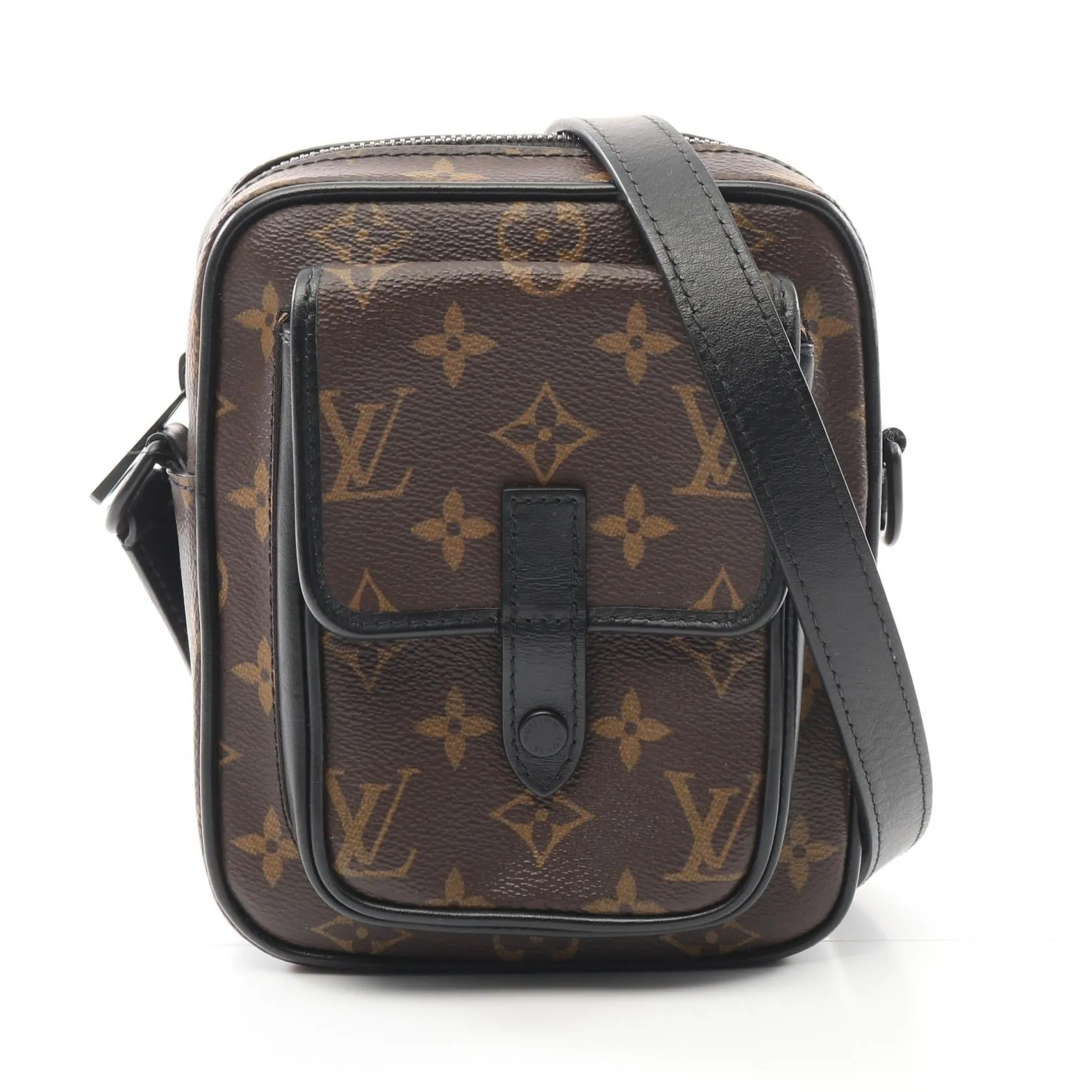 Louis Vuitton Christopher Wearable Wallet Monogram Macassar Shoulder Bag