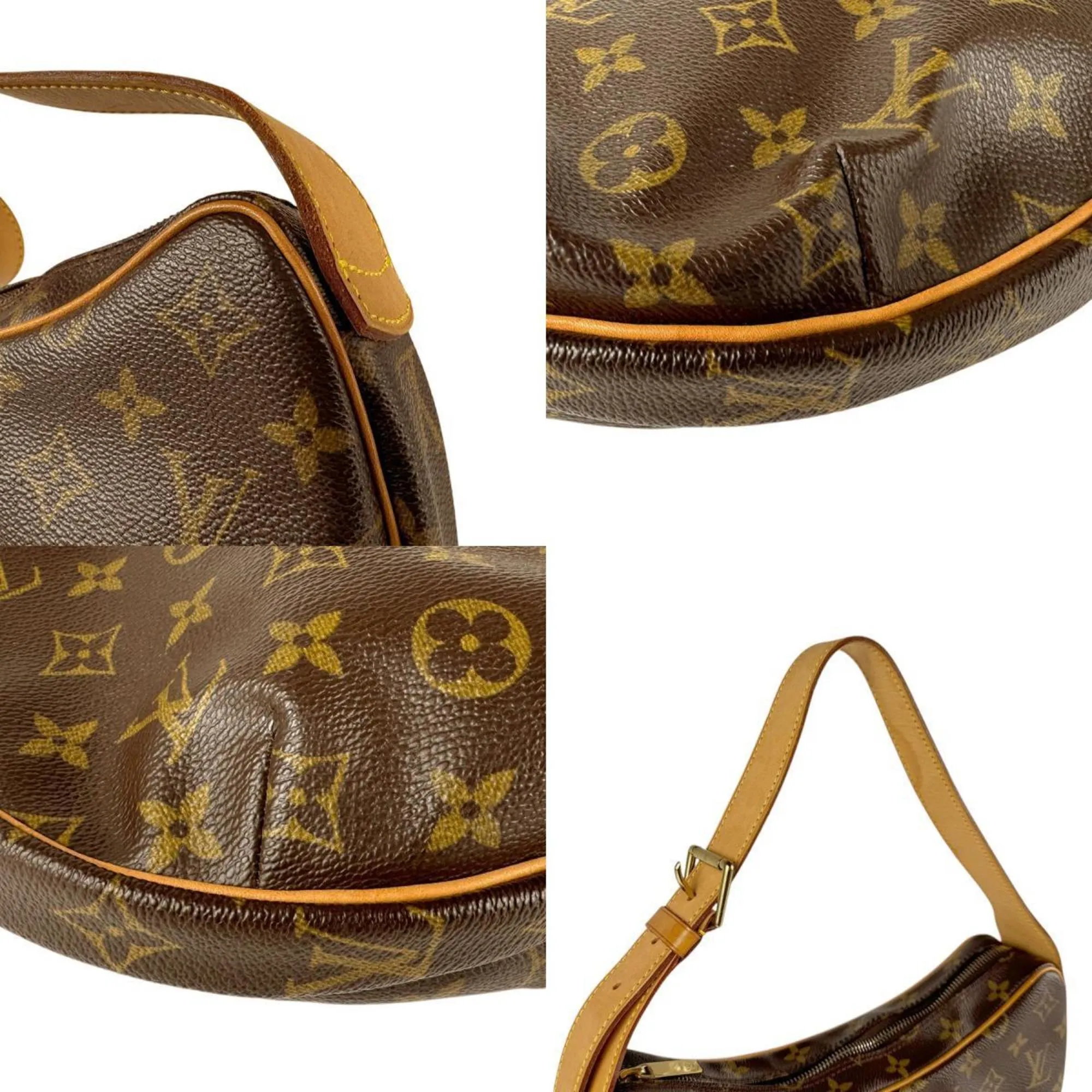 Louis Vuitton Croissant Canvas Shoulder Bag (Pre-Owned)