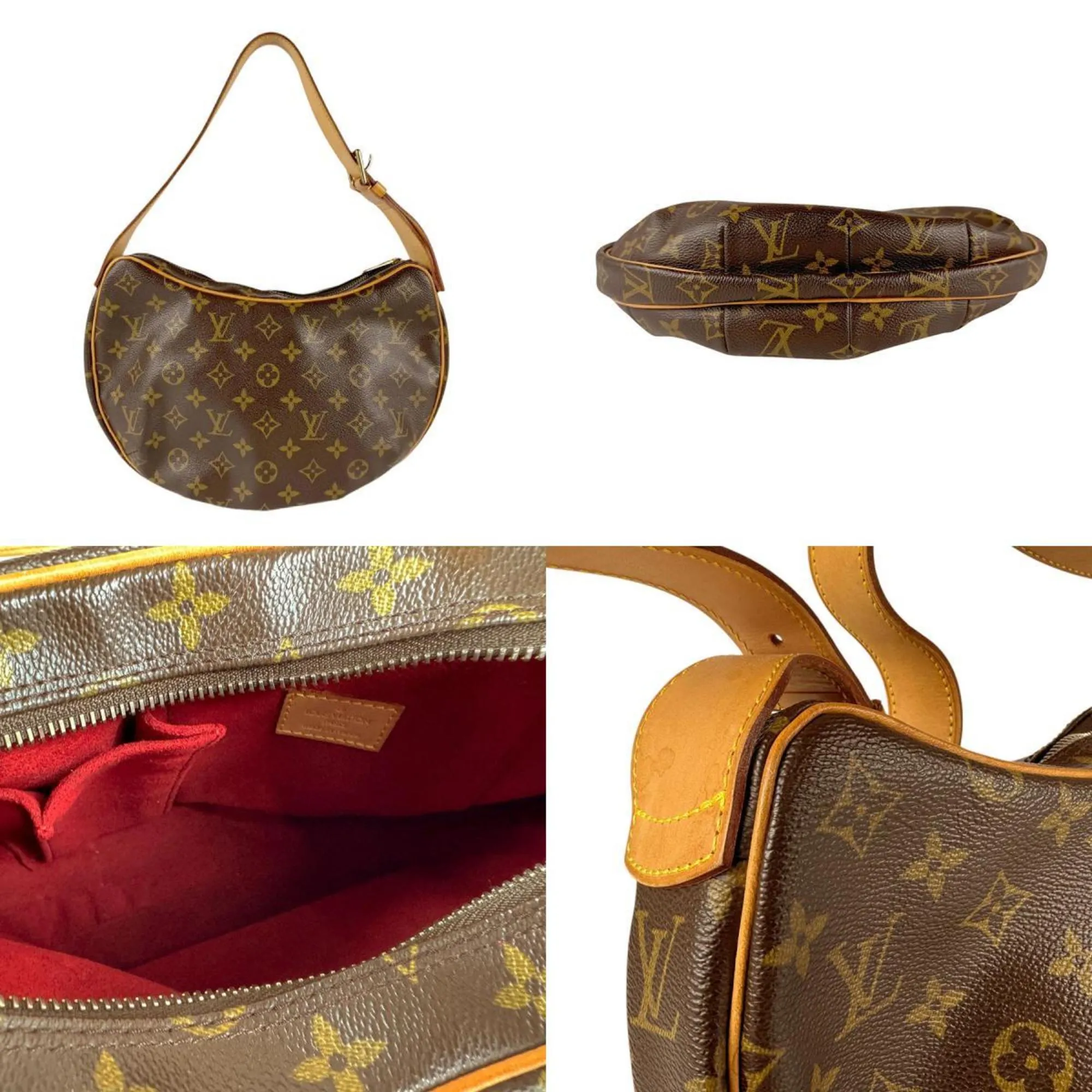 Louis Vuitton Croissant Canvas Shoulder Bag (Pre-Owned)