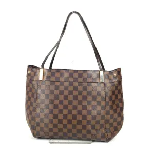 Louis Vuitton Damier Canvas Ebene Damier Canvas Shoulder Bag Tote Bag (Pre-Owned)