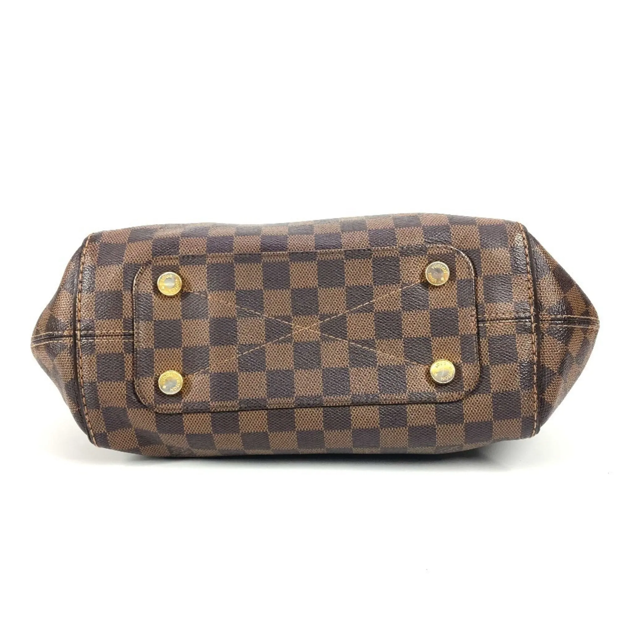 Louis Vuitton Damier Canvas Ebene Damier Canvas Shoulder Bag Tote Bag (Pre-Owned)