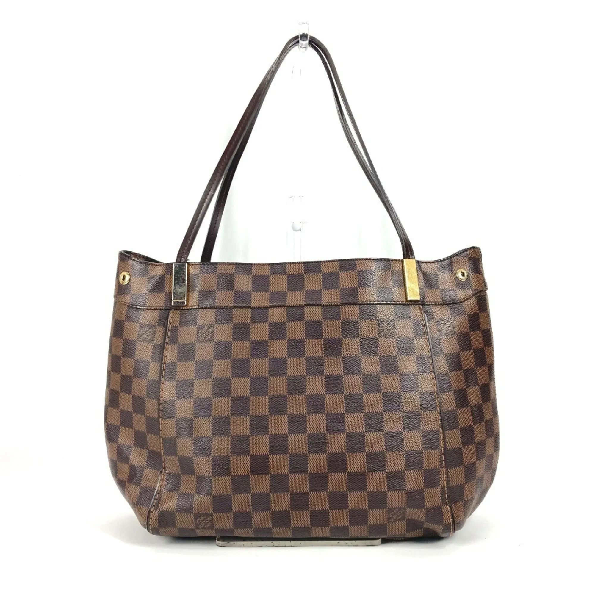 Louis Vuitton Damier Canvas Ebene Damier Canvas Shoulder Bag Tote Bag (Pre-Owned)