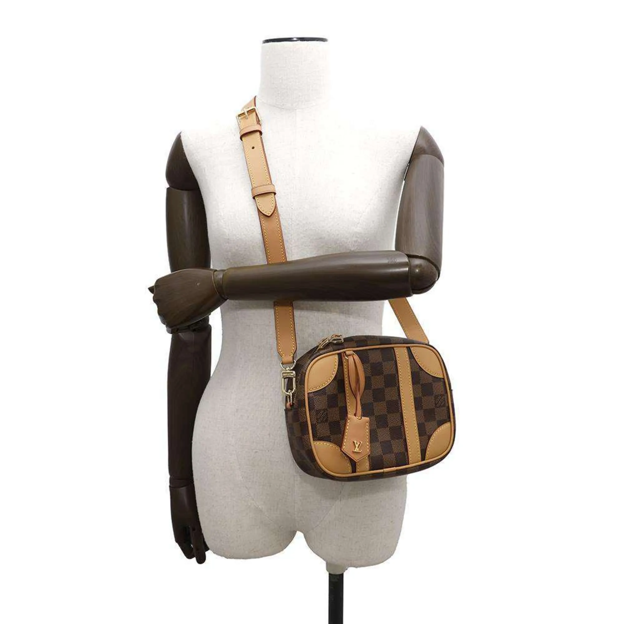 Louis Vuitton Damier Canvas Handbag Shoulder Bag (Pre-Owned)