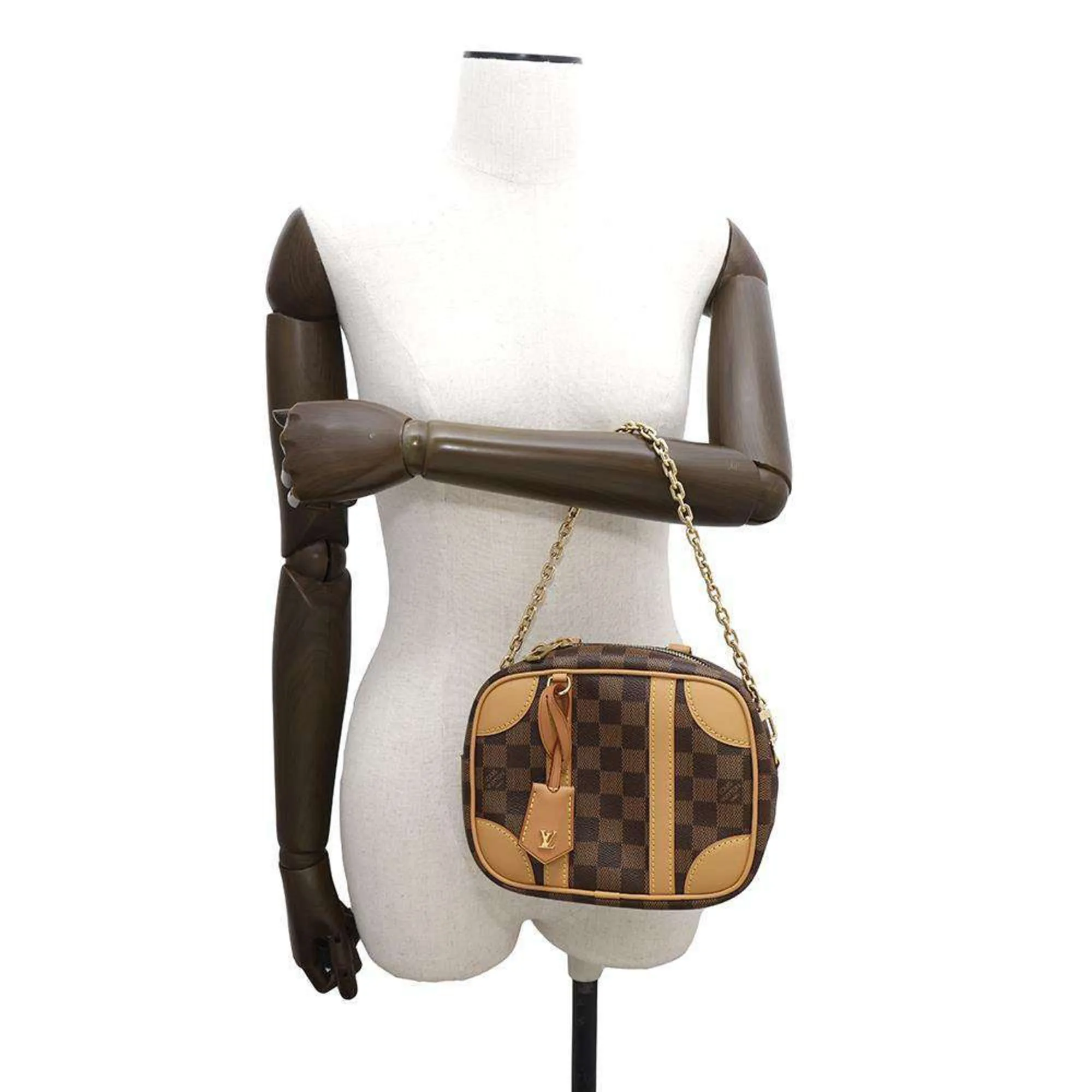Louis Vuitton Damier Canvas Handbag Shoulder Bag (Pre-Owned)