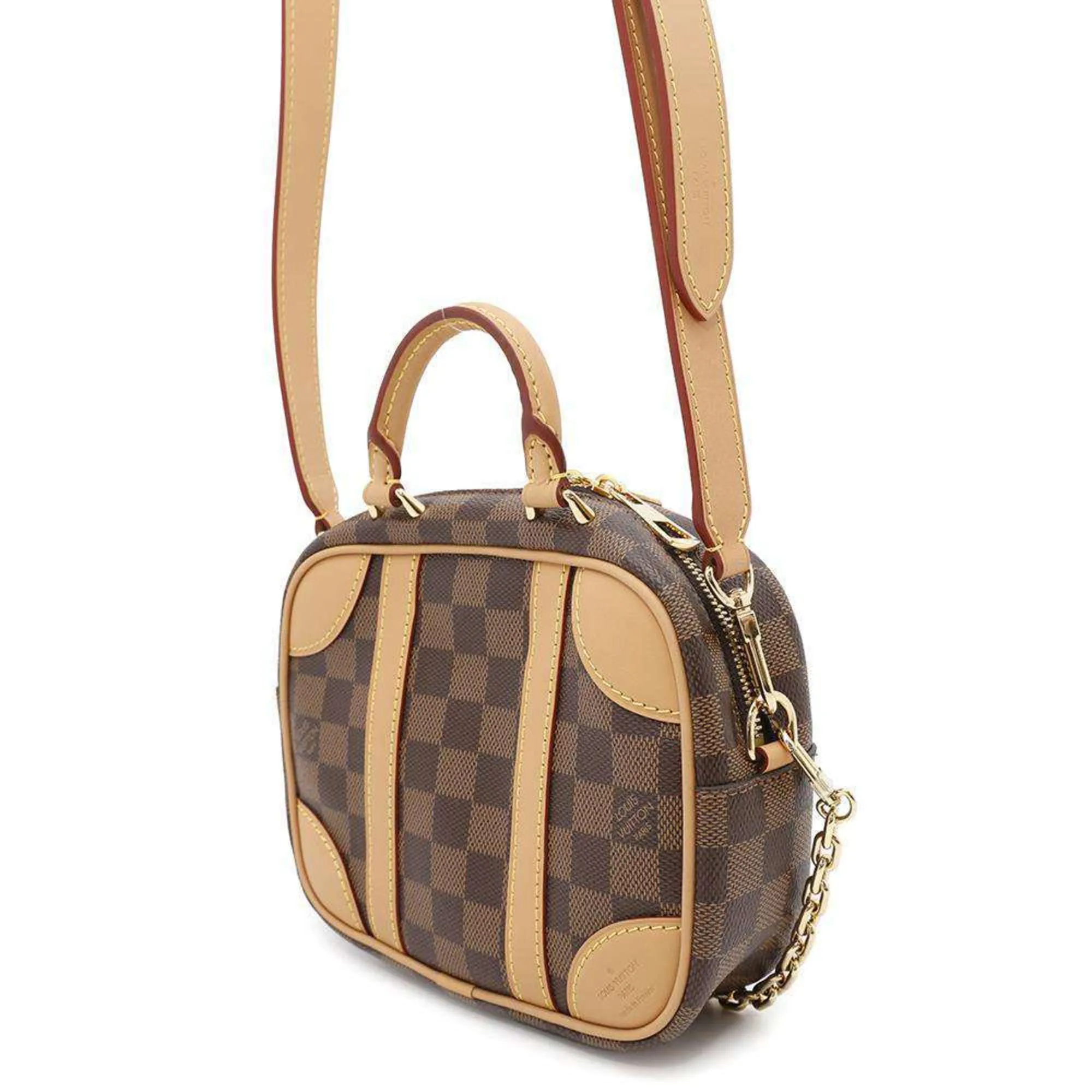 Louis Vuitton Damier Canvas Handbag Shoulder Bag (Pre-Owned)