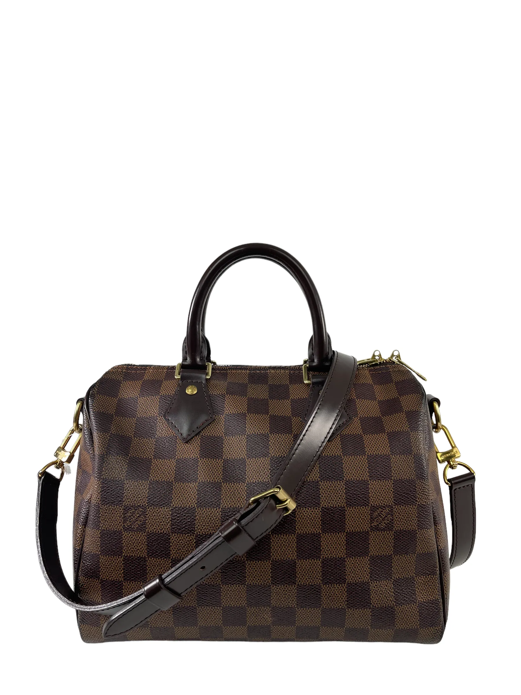 Louis Vuitton Damier Ebene Canvas Speedy Bandouliere 25 (Copy)