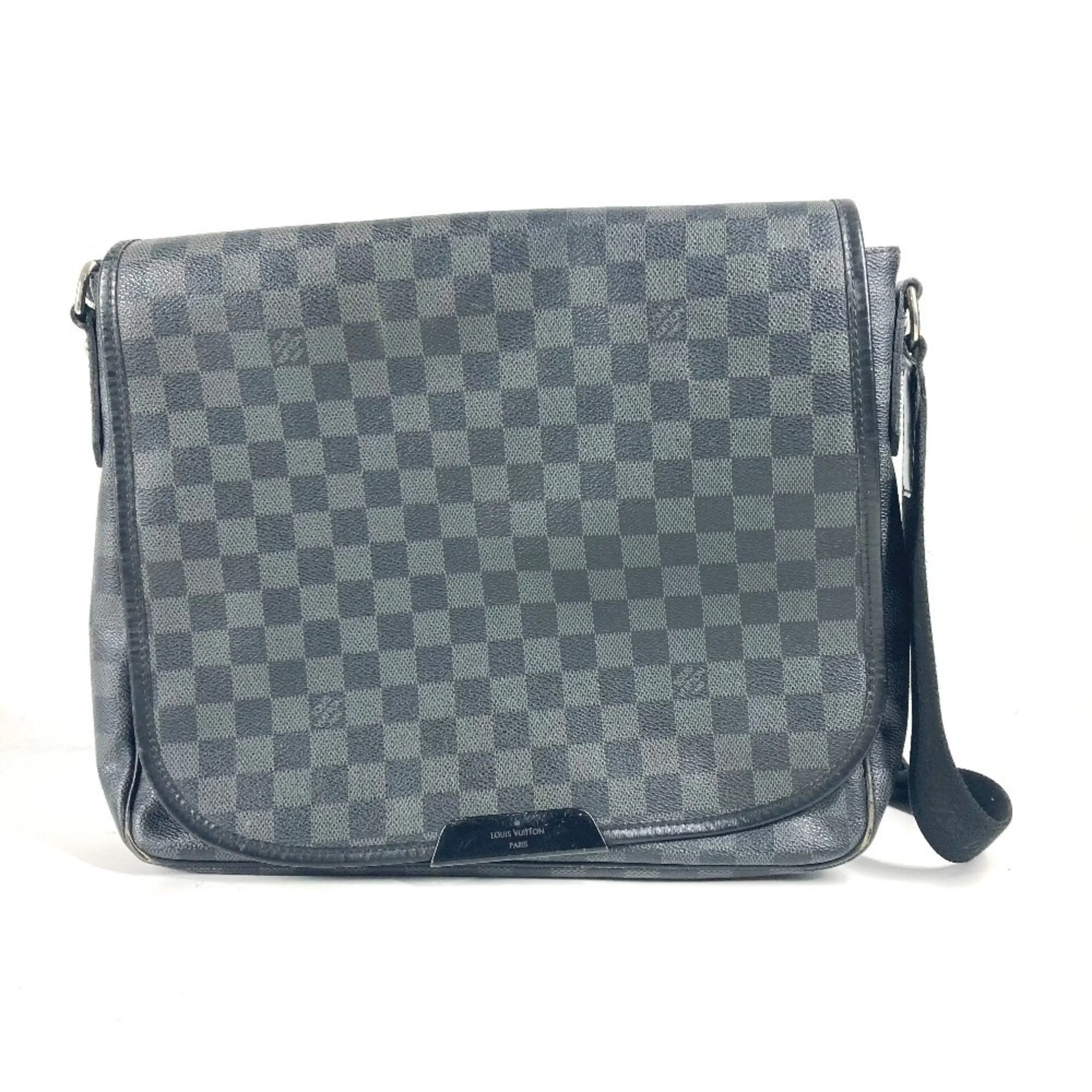 Louis Vuitton Damier Graphite Canvas Messenger Bag Shoulder Bag (Pre-Owned)