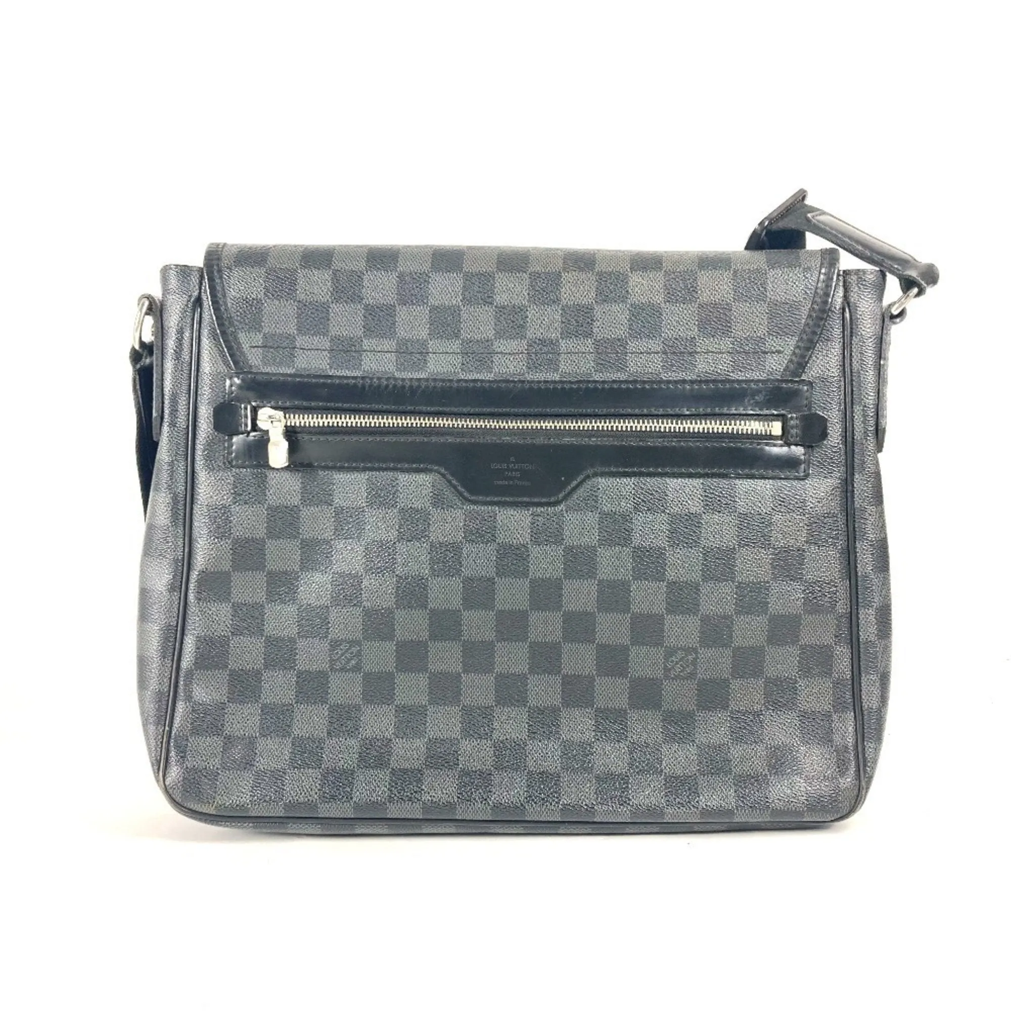 Louis Vuitton Damier Graphite Canvas Messenger Bag Shoulder Bag (Pre-Owned)