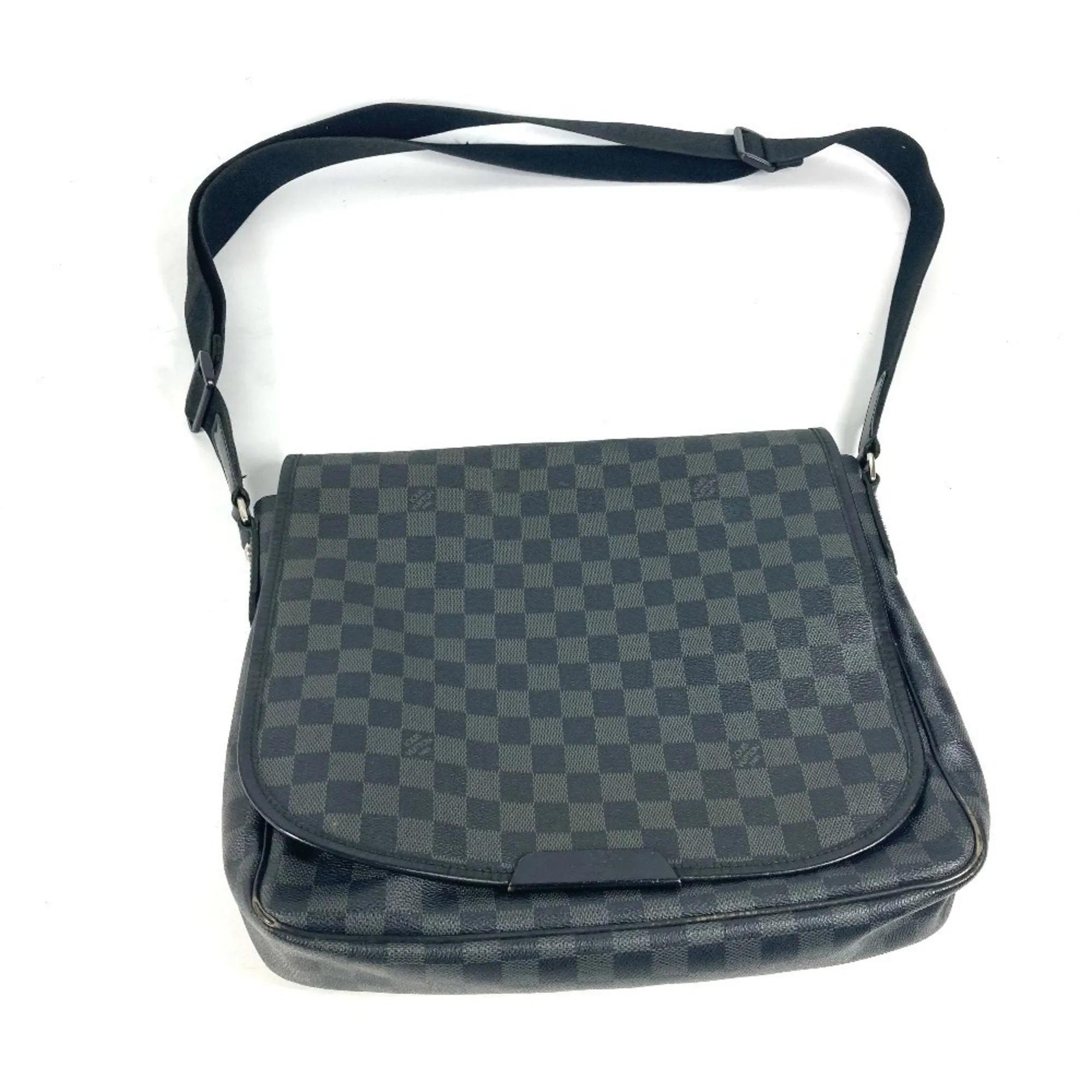 Louis Vuitton Damier Graphite Canvas Messenger Bag Shoulder Bag (Pre-Owned)