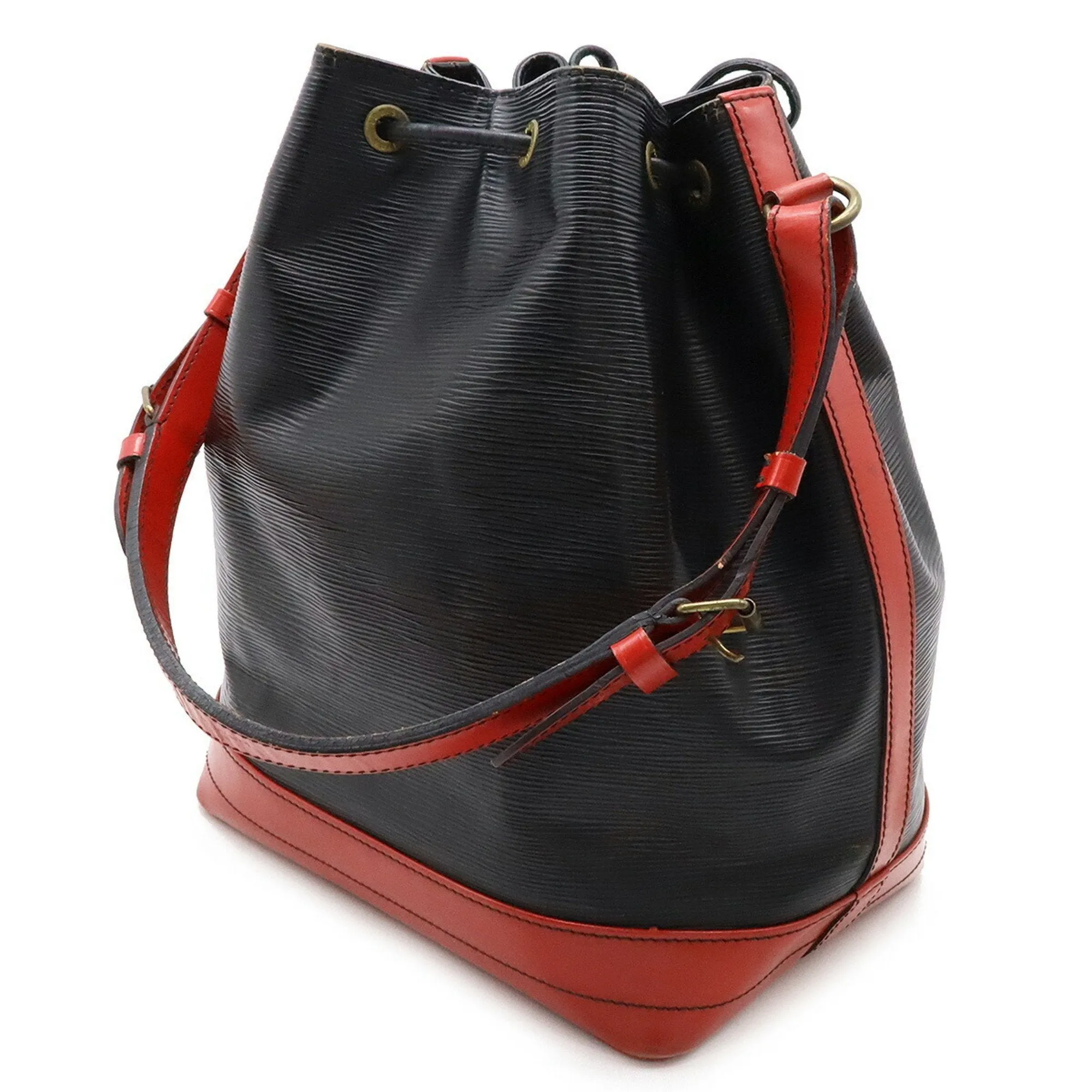 Louis Vuitton Epi Castilian Noir Epi Leather Shoulder Bag (Pre-Owned)