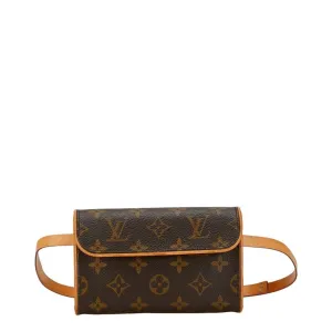 Louis Vuitton Florentine Canvas Shoulder Bag (Pre-Owned)
