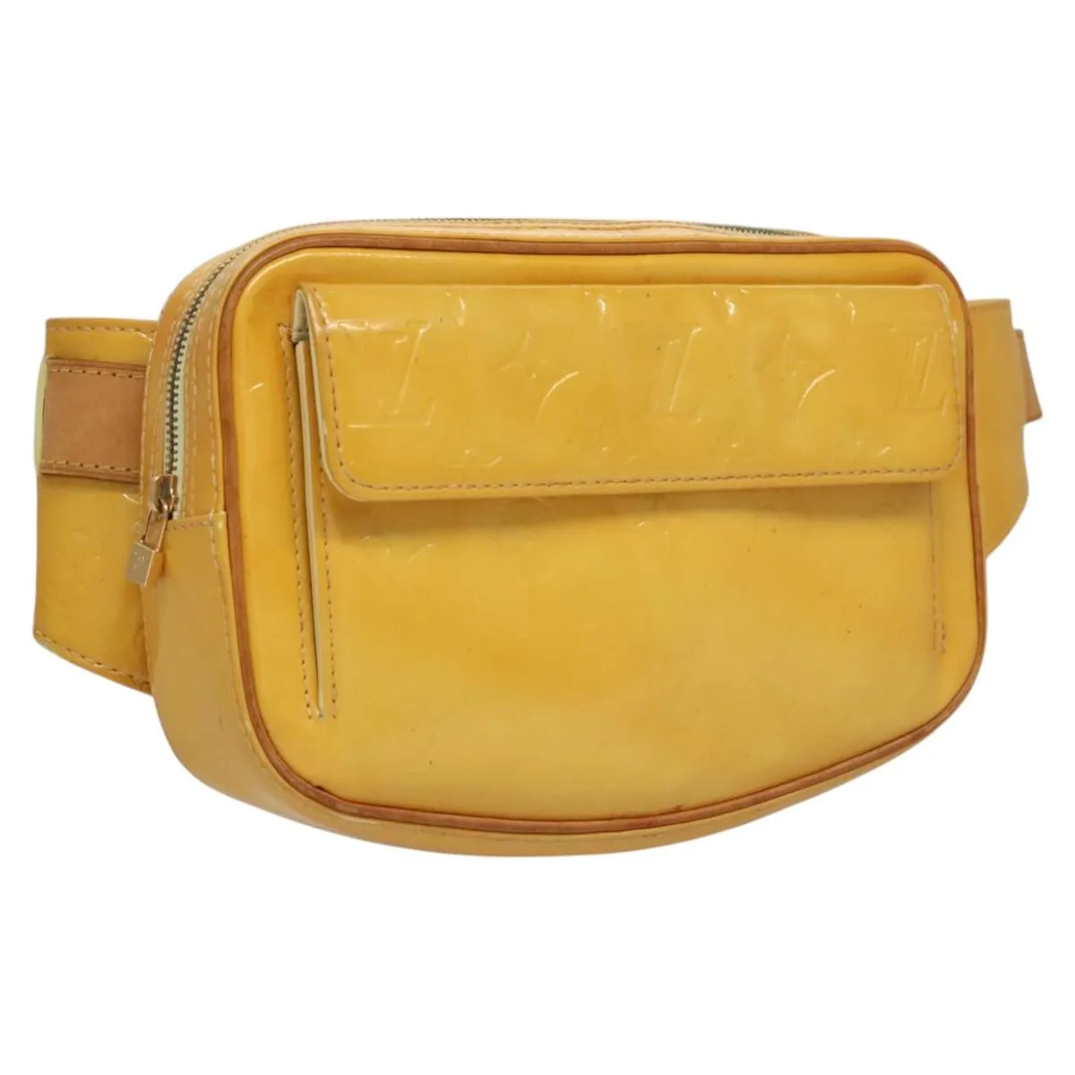 Louis Vuitton Fulton Patent Leather Shoulder Bag (Pre-Owned)