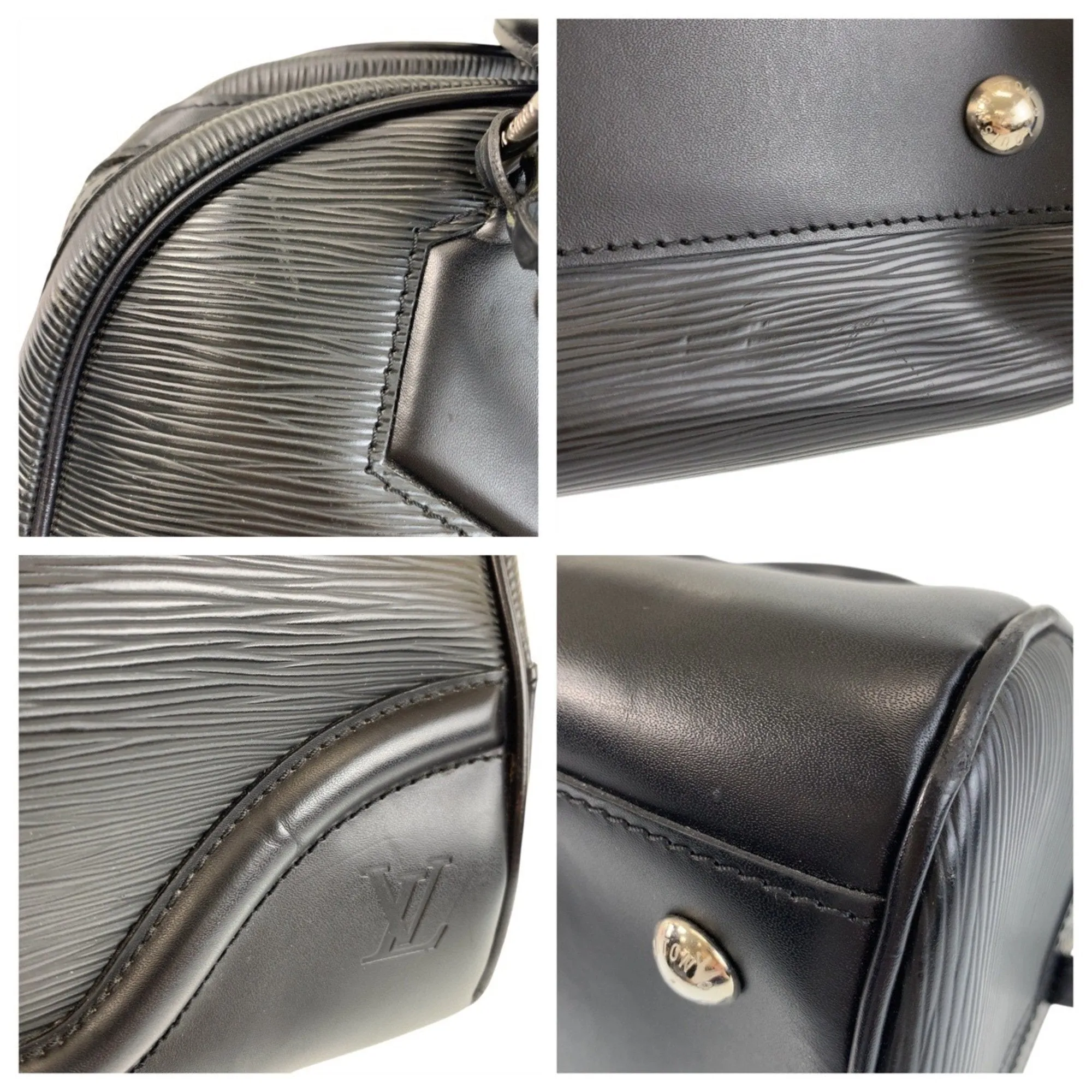 Louis Vuitton Leather Handbag Shoulder Bag (Pre-Owned)