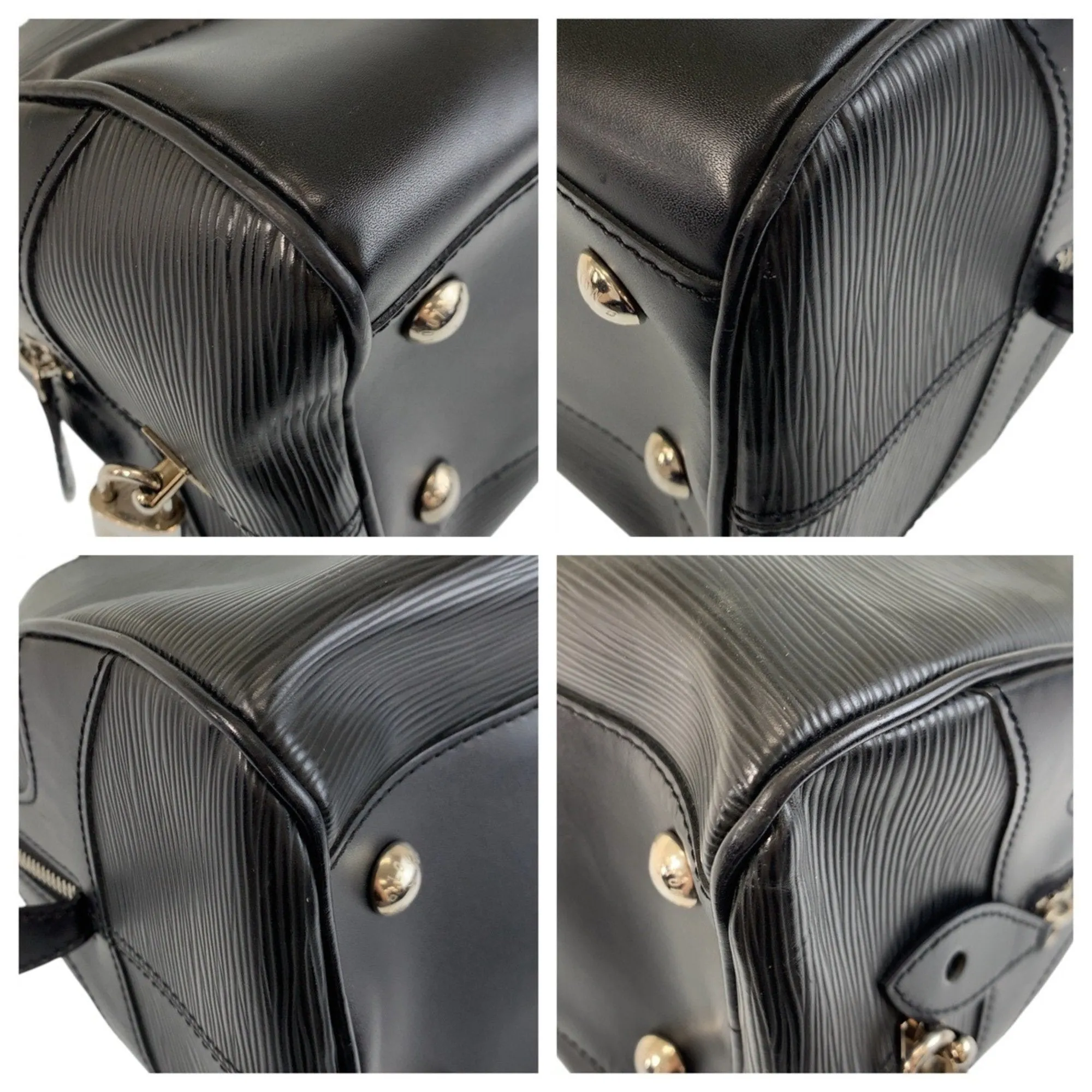 Louis Vuitton Leather Handbag Shoulder Bag (Pre-Owned)