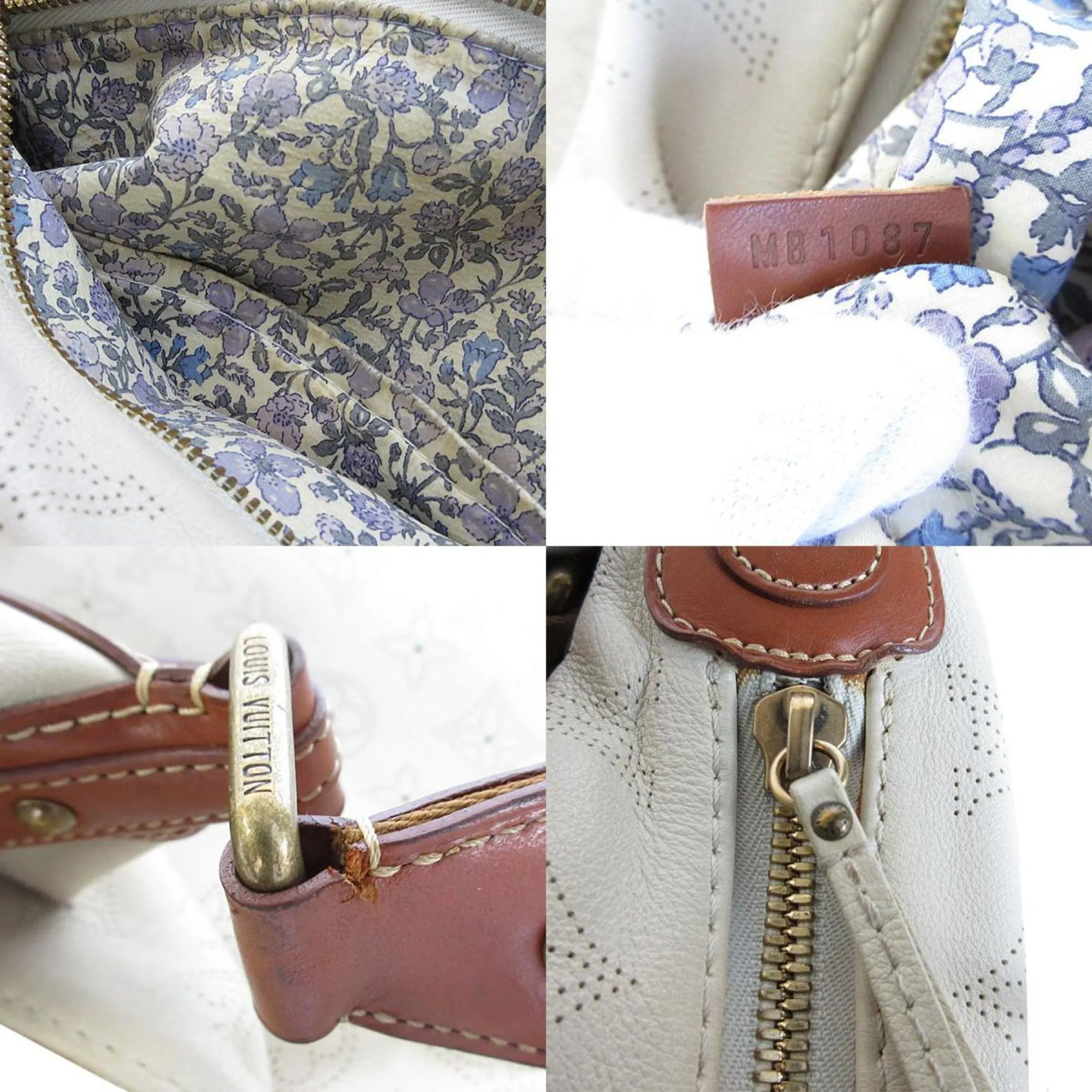 Louis Vuitton Mahina Leather Shoulder Bag (Pre-Owned)
