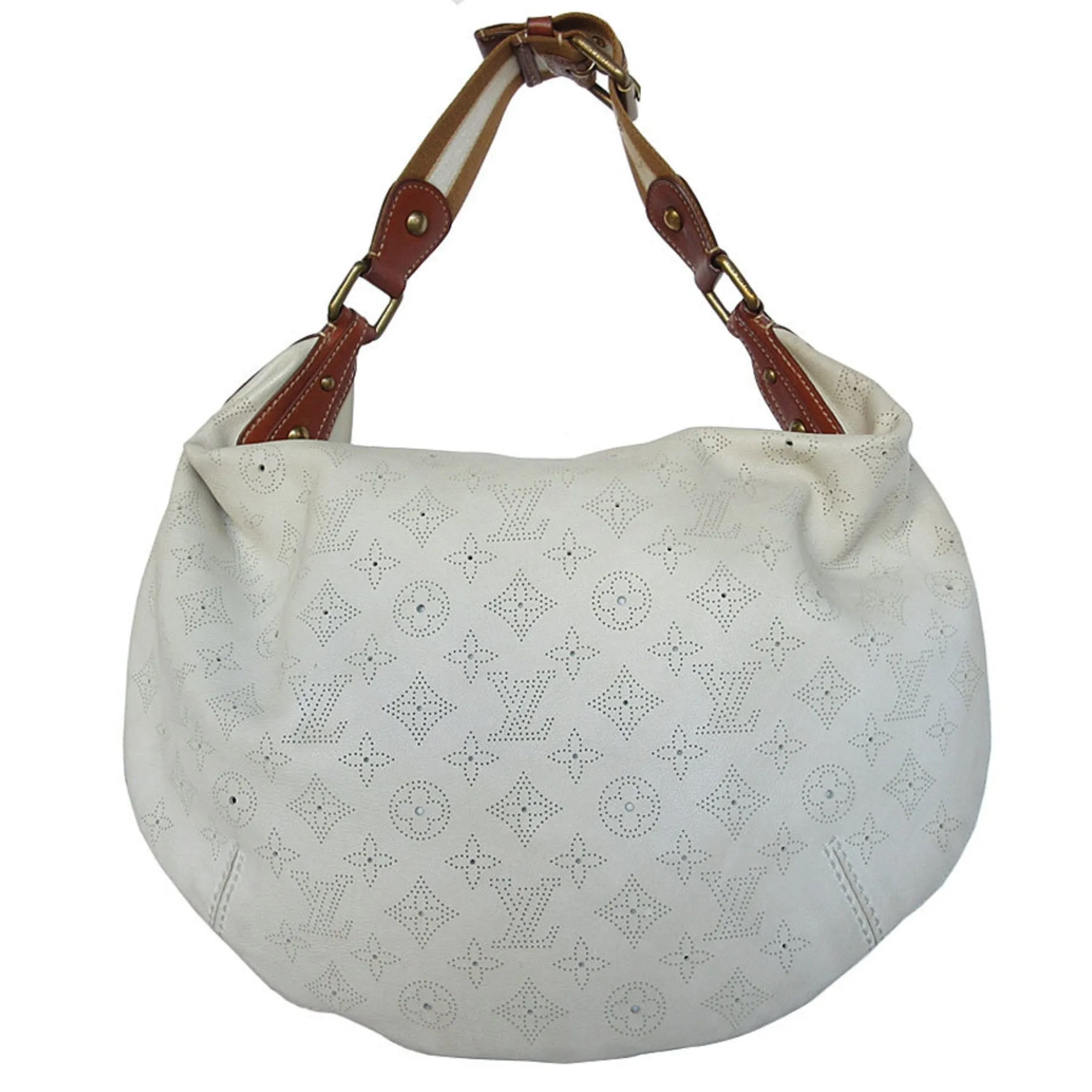 Louis Vuitton Mahina Leather Shoulder Bag (Pre-Owned)