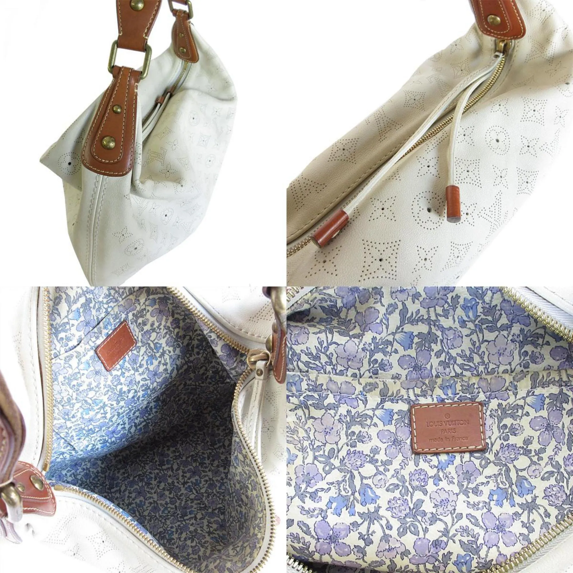 Louis Vuitton Mahina Leather Shoulder Bag (Pre-Owned)