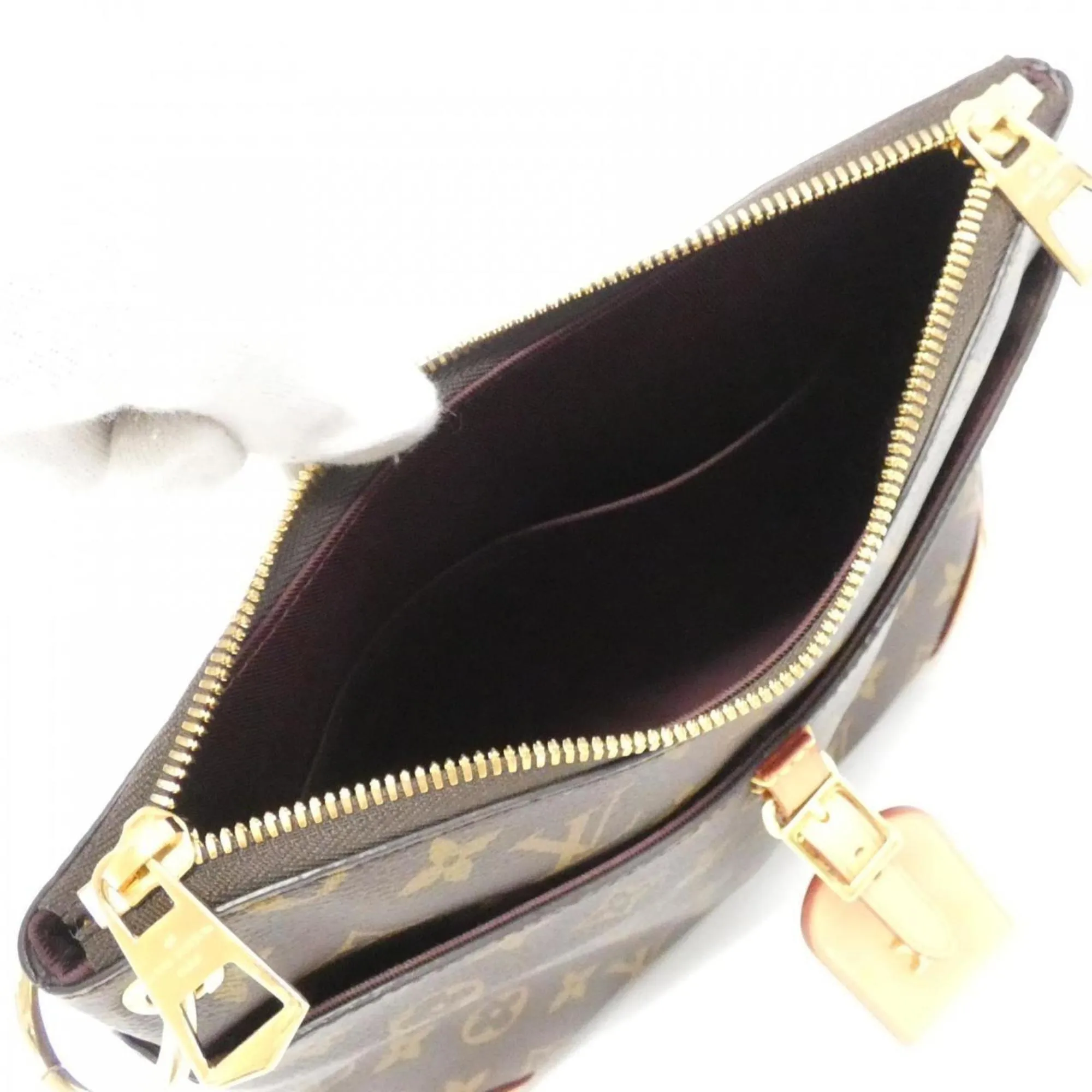 Louis Vuitton Monogram Coated Canvas Shoulder Bag (Pre-Owned)