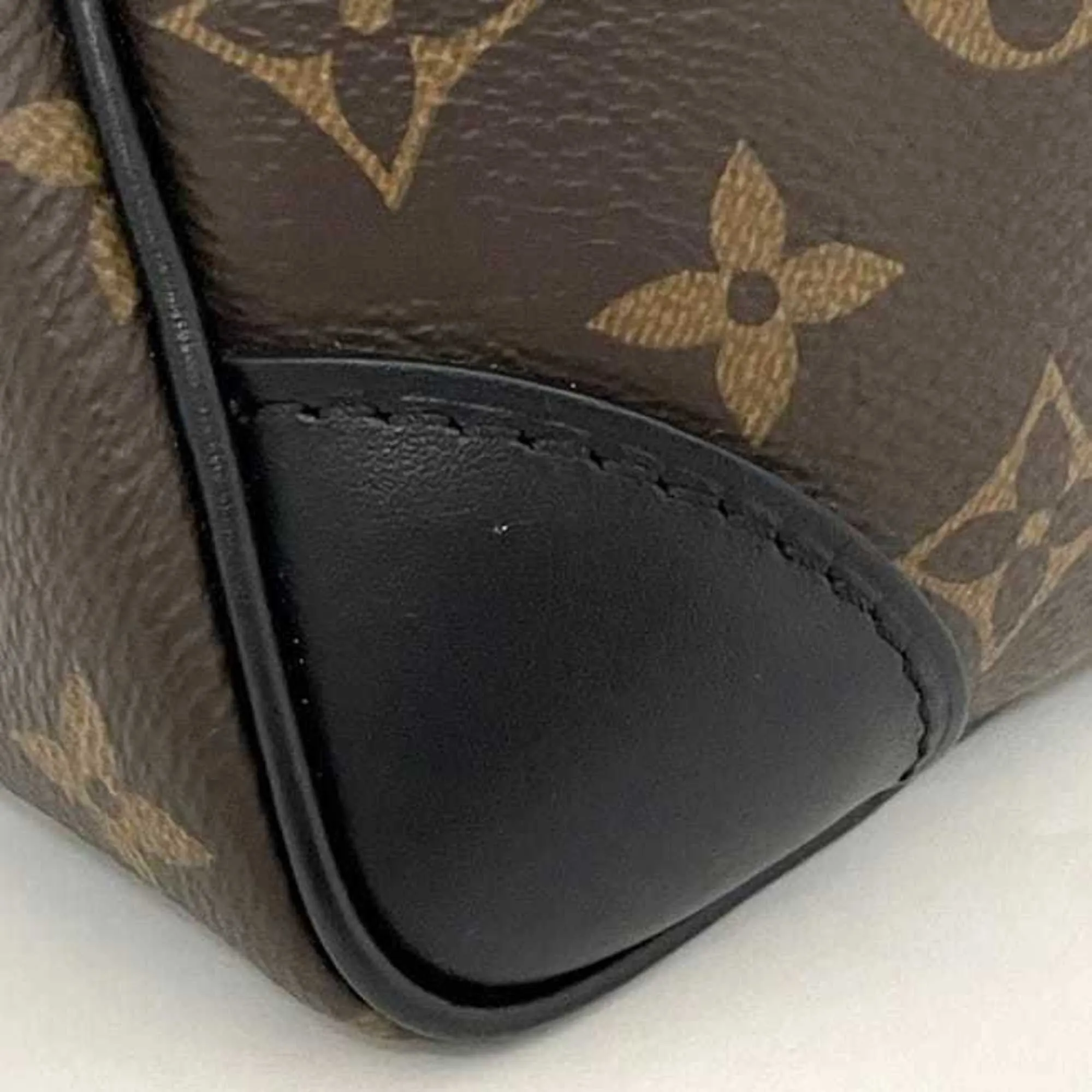 Louis Vuitton  Monogram Macassar Canvas Leather Shoulder Bag (Pre-Owned)