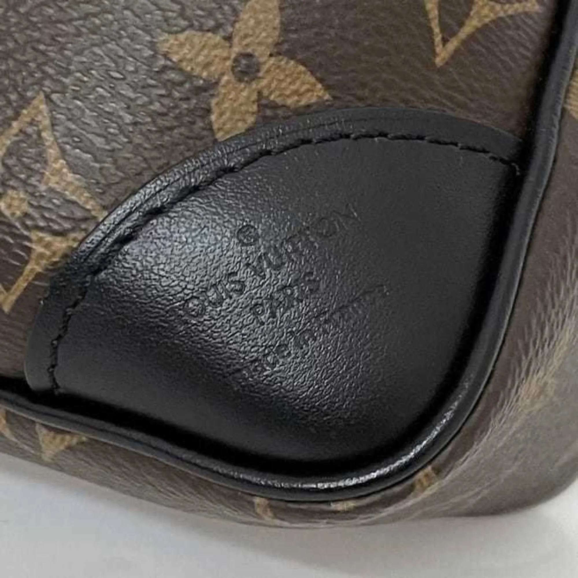 Louis Vuitton  Monogram Macassar Canvas Leather Shoulder Bag (Pre-Owned)