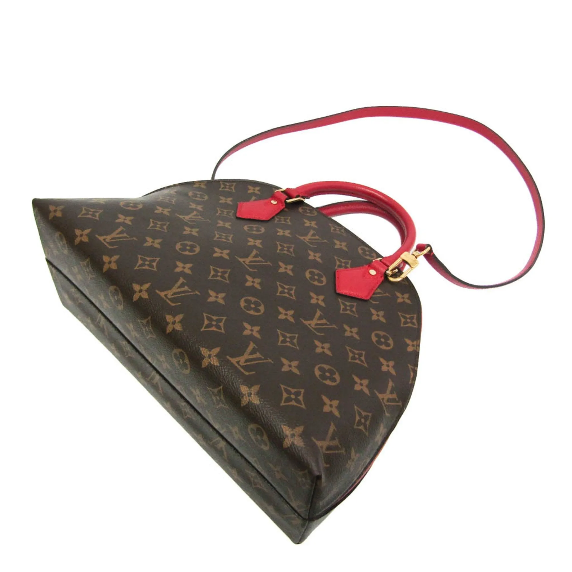 Louis Vuitton Monogram Monogram Rouge Monogram Leather Handbag Shoulder Bag (Pre-Owned)