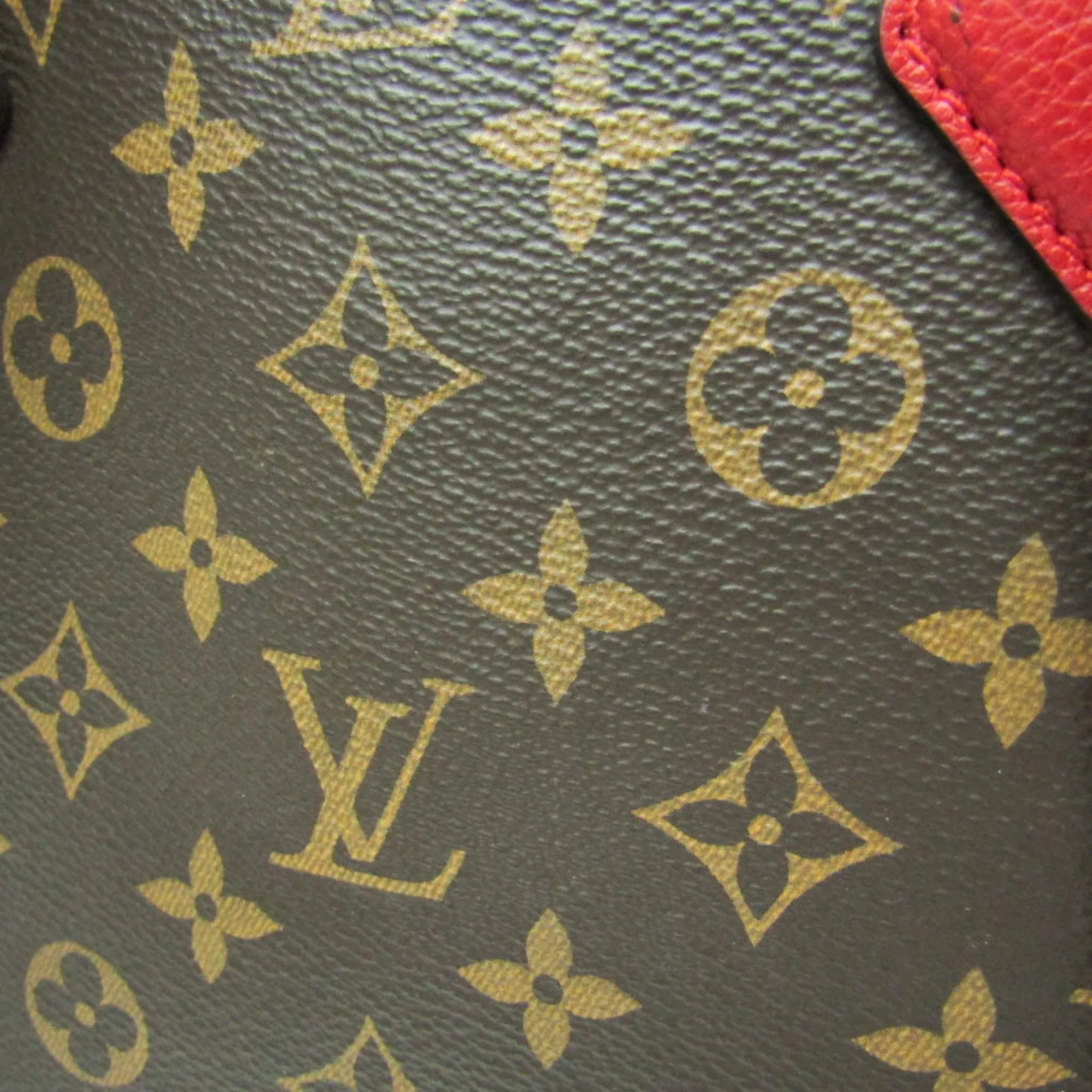 Louis Vuitton Monogram Monogram Rouge Monogram Leather Handbag Shoulder Bag (Pre-Owned)