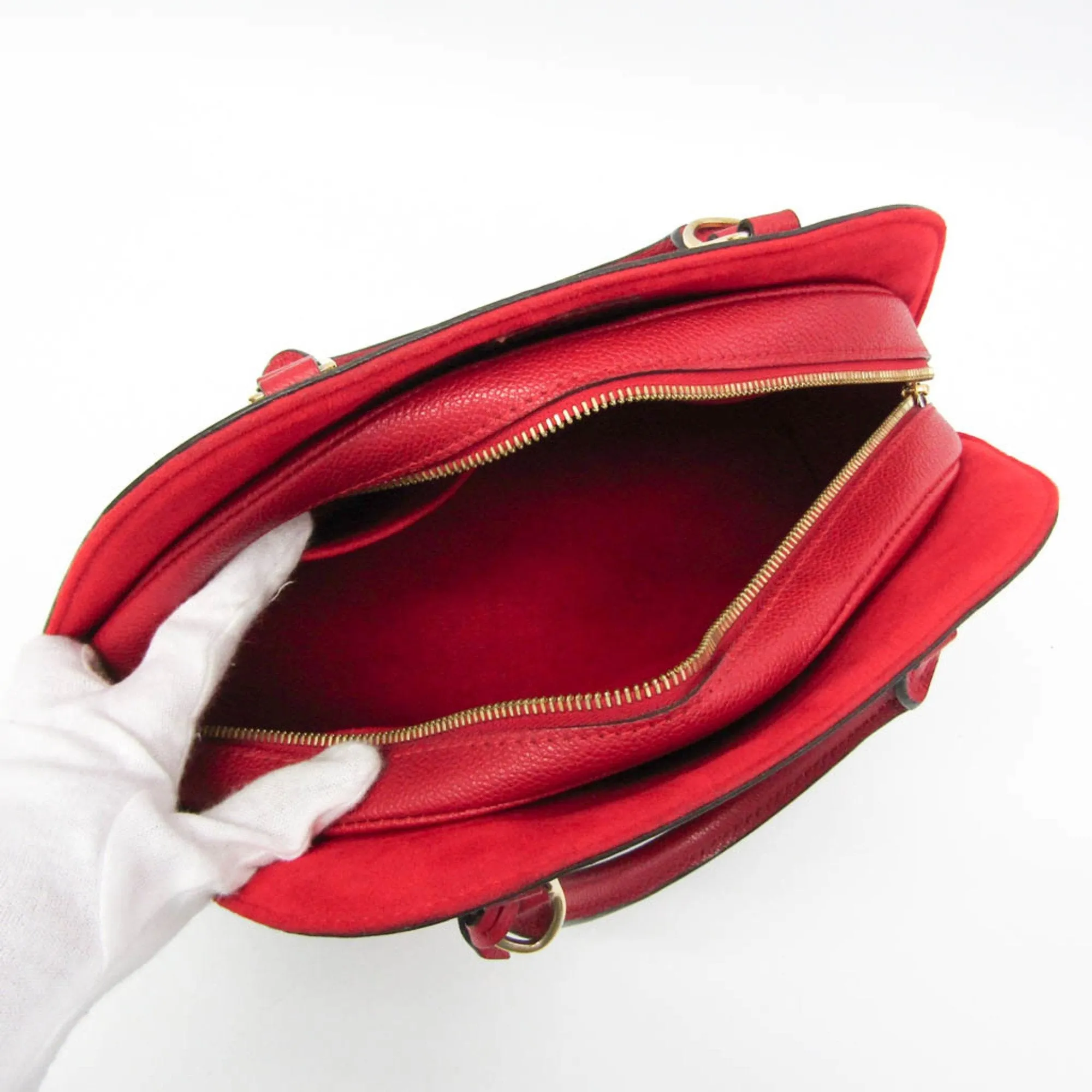 Louis Vuitton Monogram Monogram Rouge Monogram Leather Handbag Shoulder Bag (Pre-Owned)