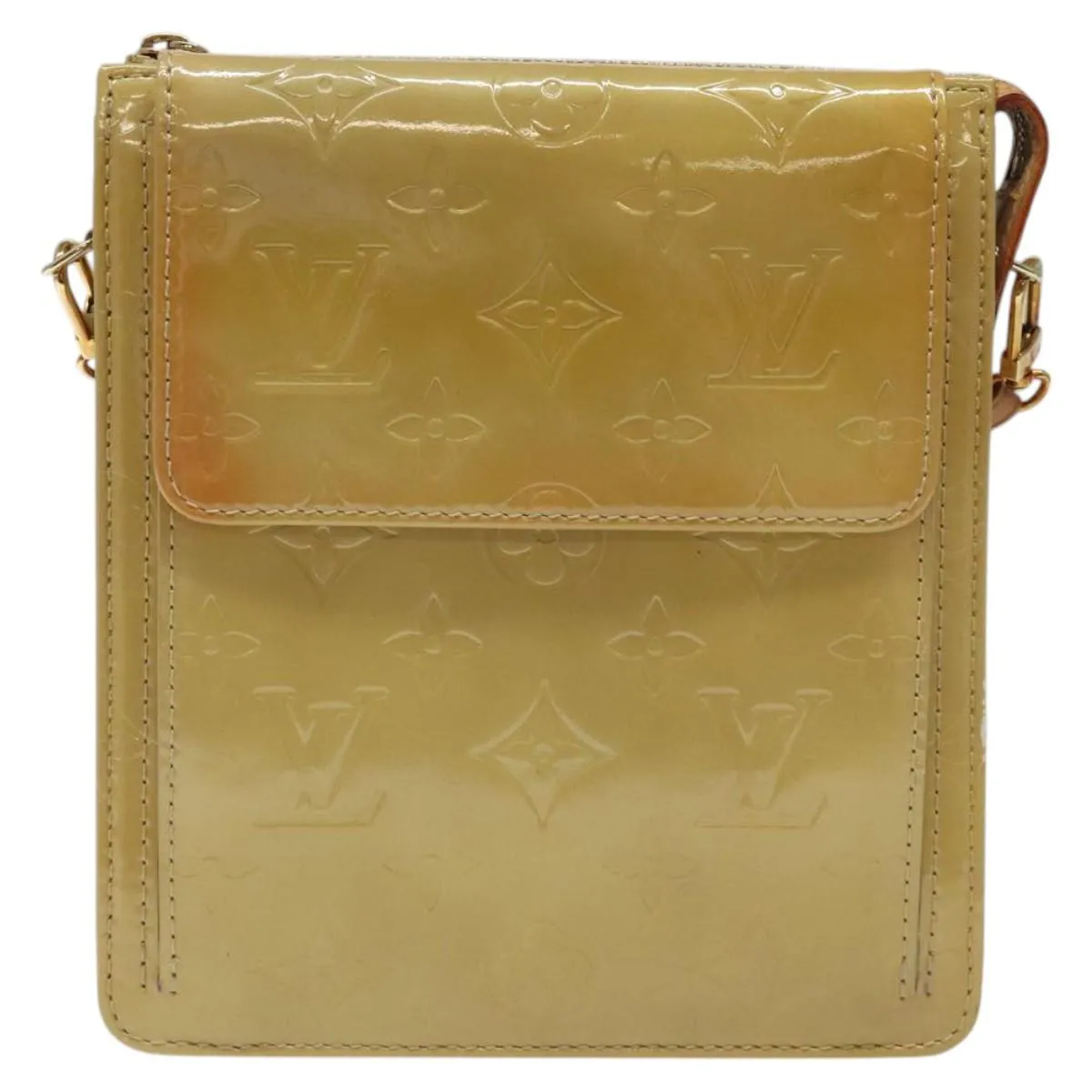 Louis Vuitton Mott Patent Leather Shoulder Bag (Pre-Owned)