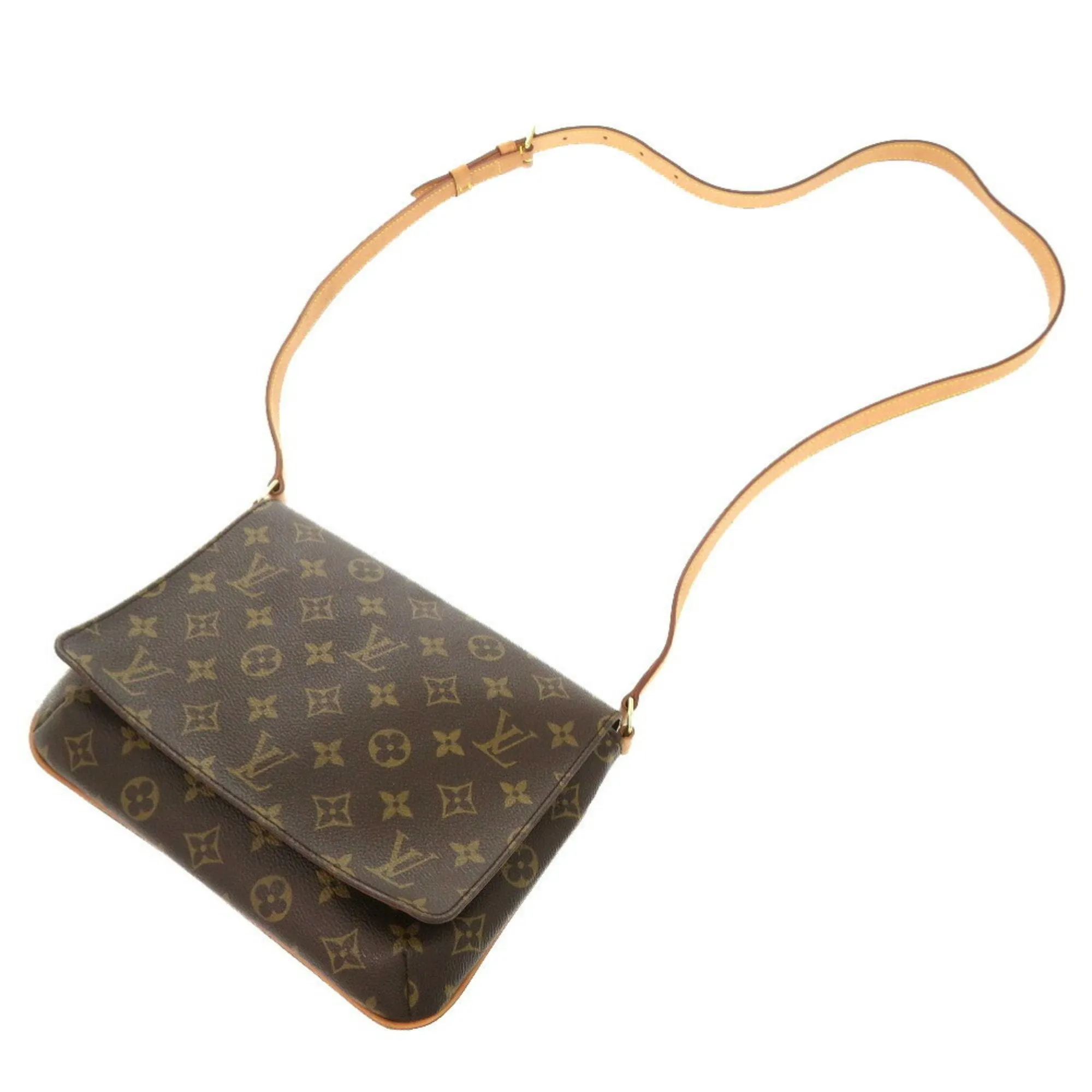 Louis Vuitton Musette Tango Canvas Shoulder Bag (Pre-Owned)