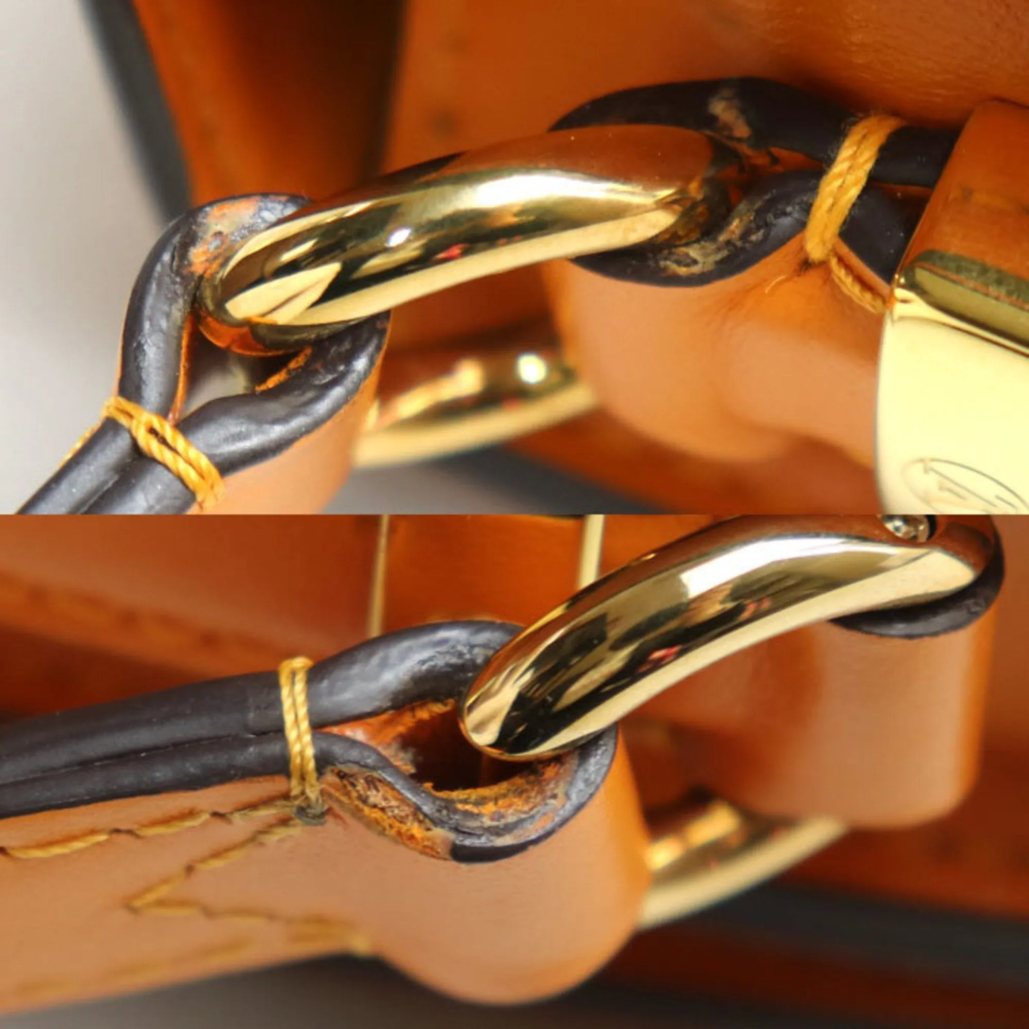 Louis Vuitton Pont Neuf Leather Shoulder Bag (Pre-Owned)