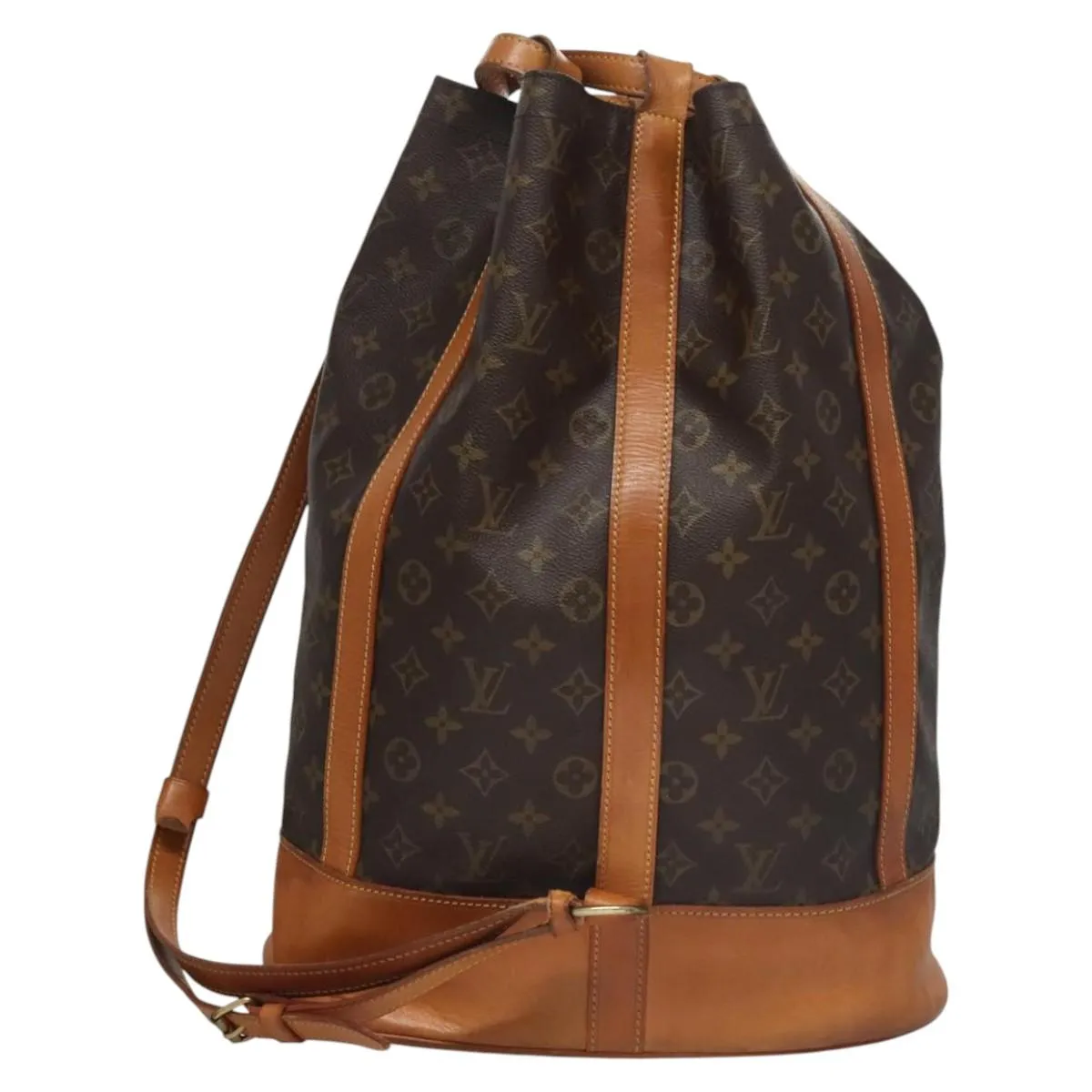 Louis Vuitton Randonne Canvas Shoulder Bag (Pre-Owned)