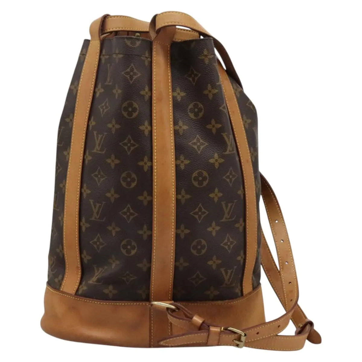Louis Vuitton Randonne Canvas Shoulder Bag (Pre-Owned)