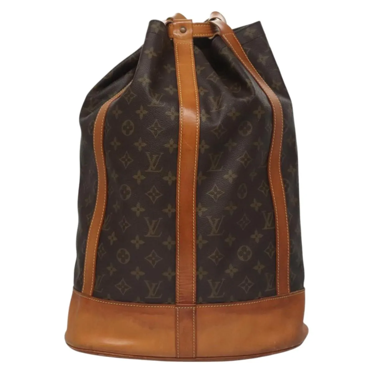 Louis Vuitton Randonne Canvas Shoulder Bag (Pre-Owned)