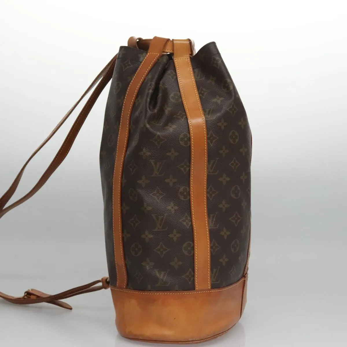 Louis Vuitton Randonne Canvas Shoulder Bag (Pre-Owned)