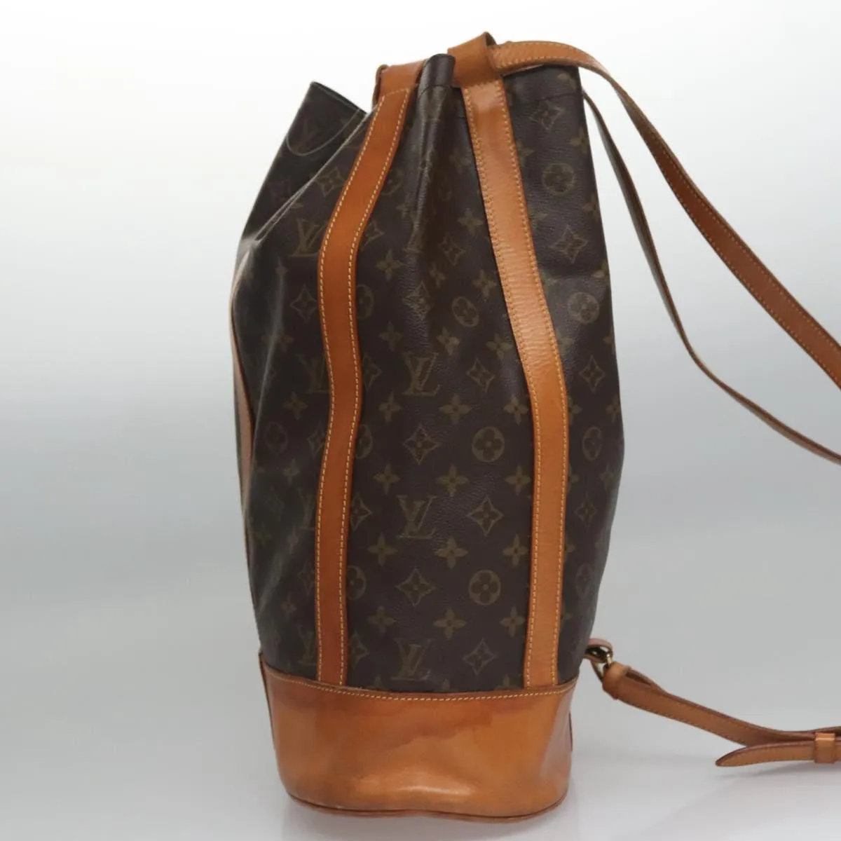 Louis Vuitton Randonne Canvas Shoulder Bag (Pre-Owned)