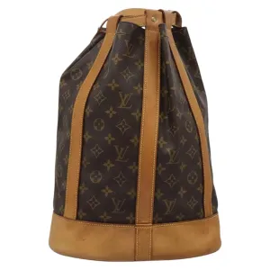 Louis Vuitton Randonne Canvas Shoulder Bag (Pre-Owned)